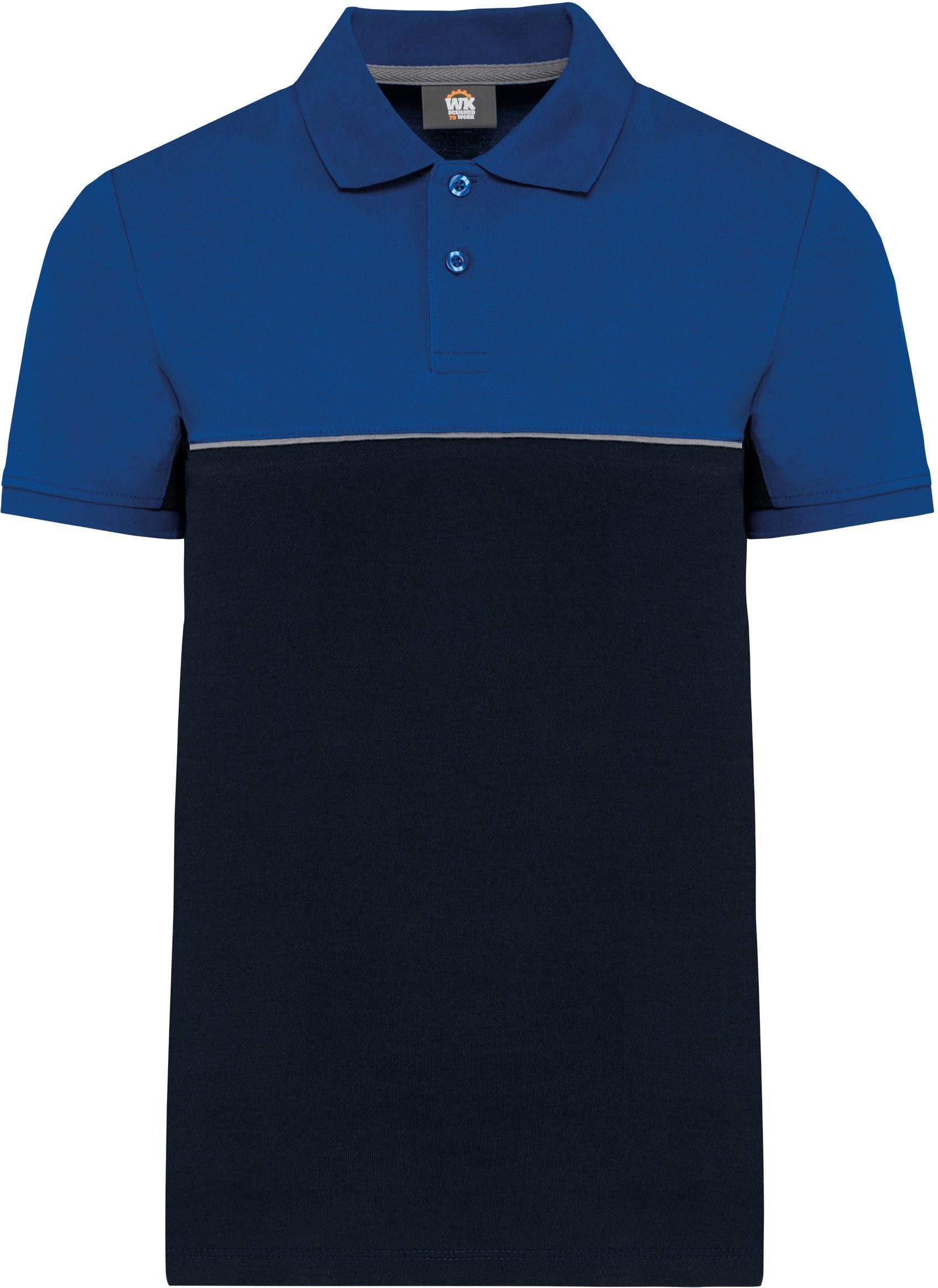 Poloshirt Zweifarbiges Kurzarm-Unisex-Polohemd