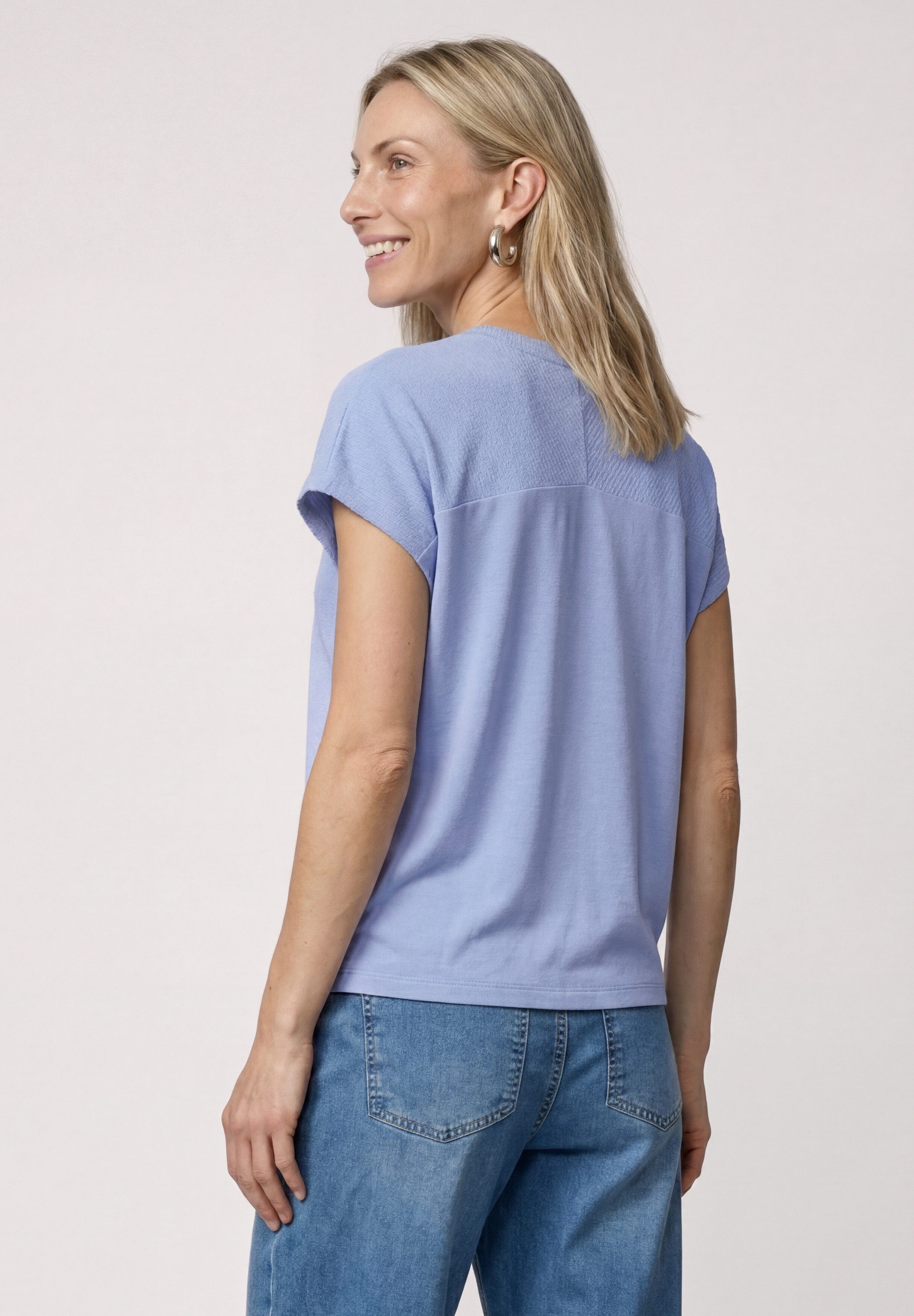 STREET ONE T-Shirt aus softer Viskose – Bild 2 von 5