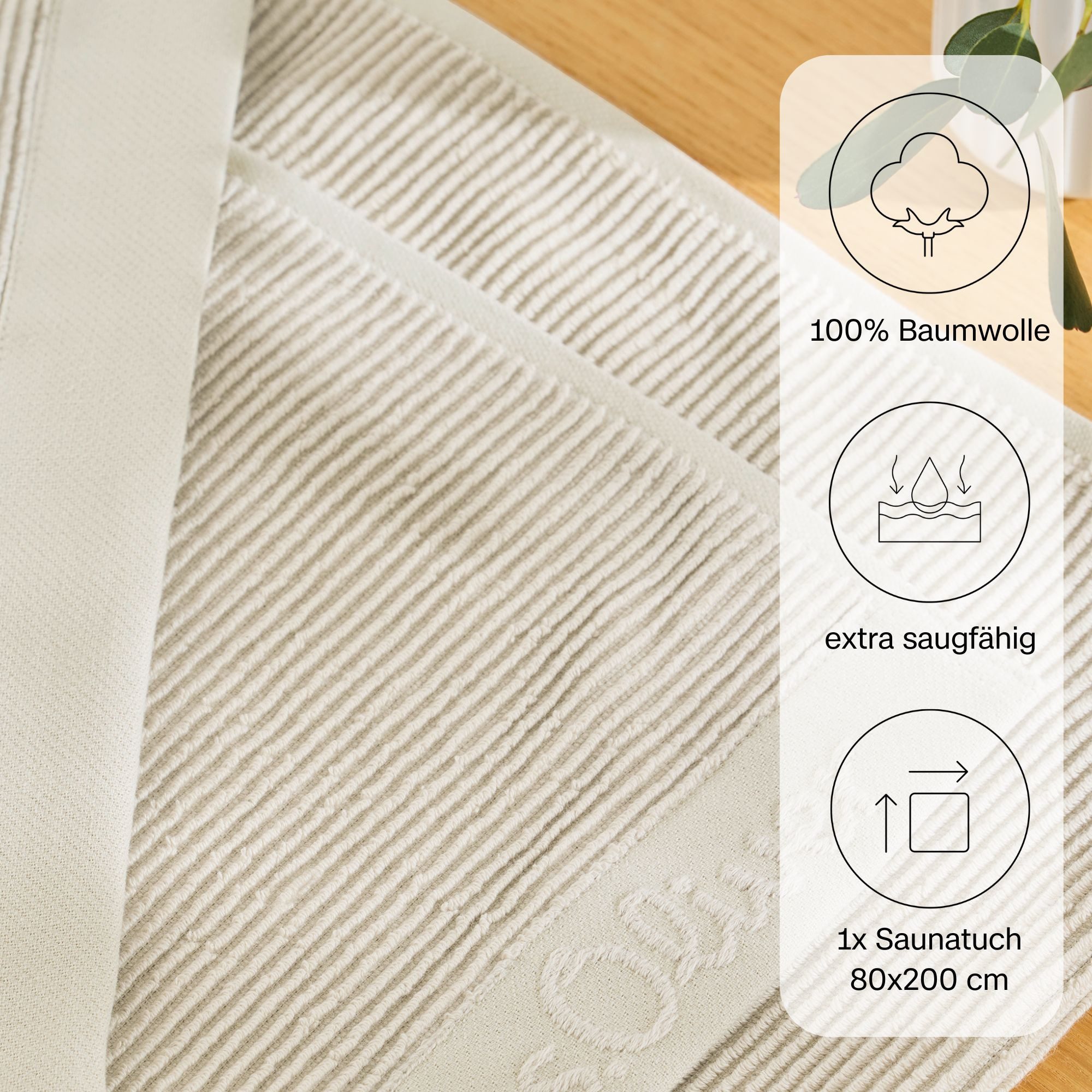 s.Oliver Saunatuch s. Oliver Saunatuch, Walkfrottier (1-St), weich & saugst günstig online kaufen