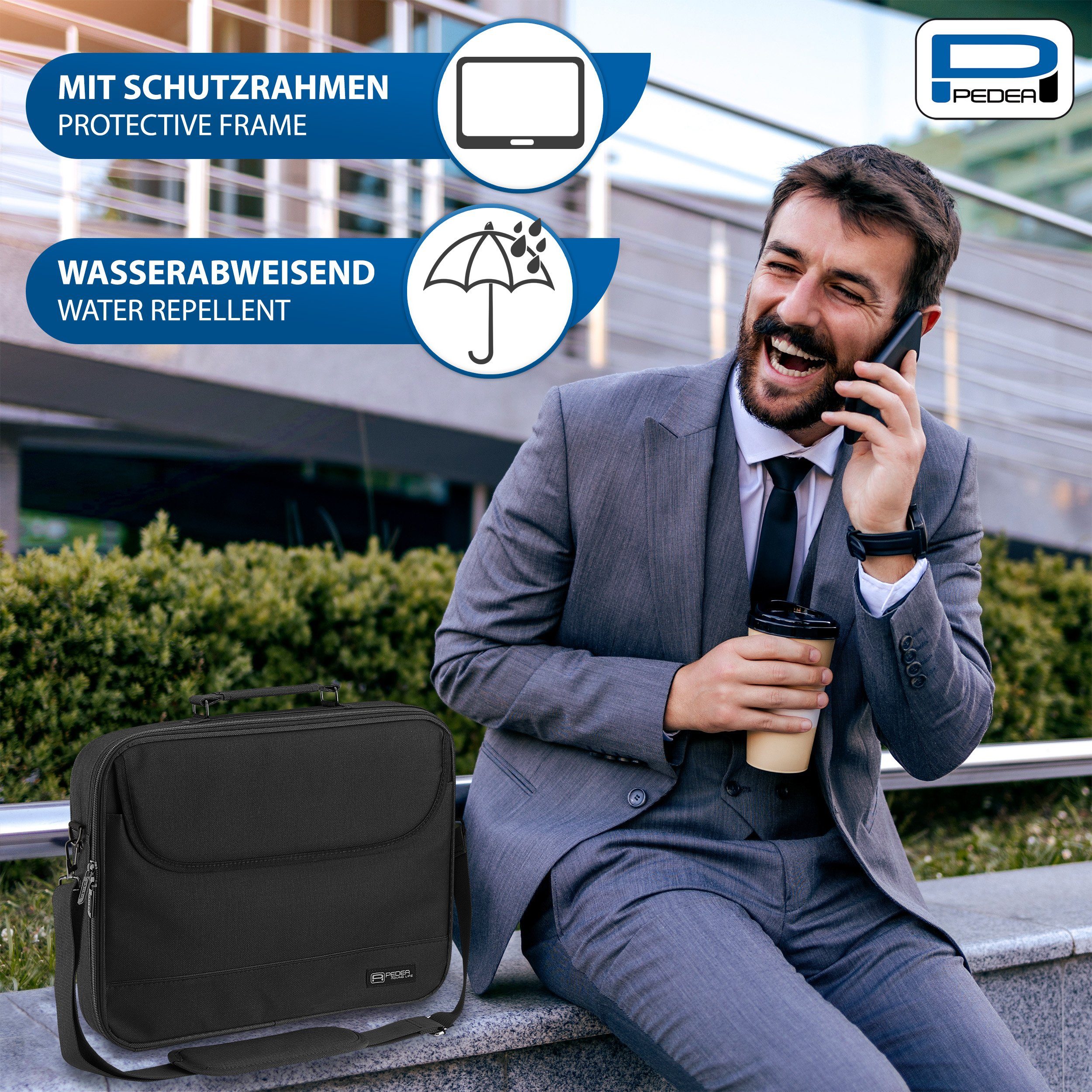 PEDEA Laptoptasche FAIR Notebooktasche für 13,3 / 15,6 / 17,3 Zoll (Laptopf günstig online kaufen