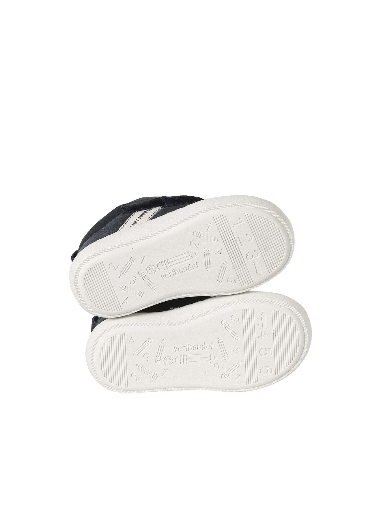 vertbaudet Baby Mid-Sneakers aus Leder mit Klett Babystiefel
