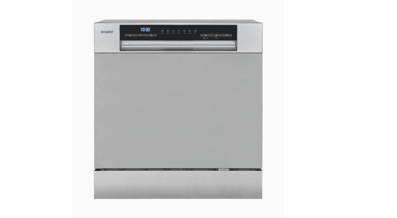 exquisit Tischgeschirrspüler GSP508-030D silber