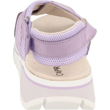 Caprice Damen Schuhe Flache Sandale Climotion 9-28704-20 Purple Klett Sandale