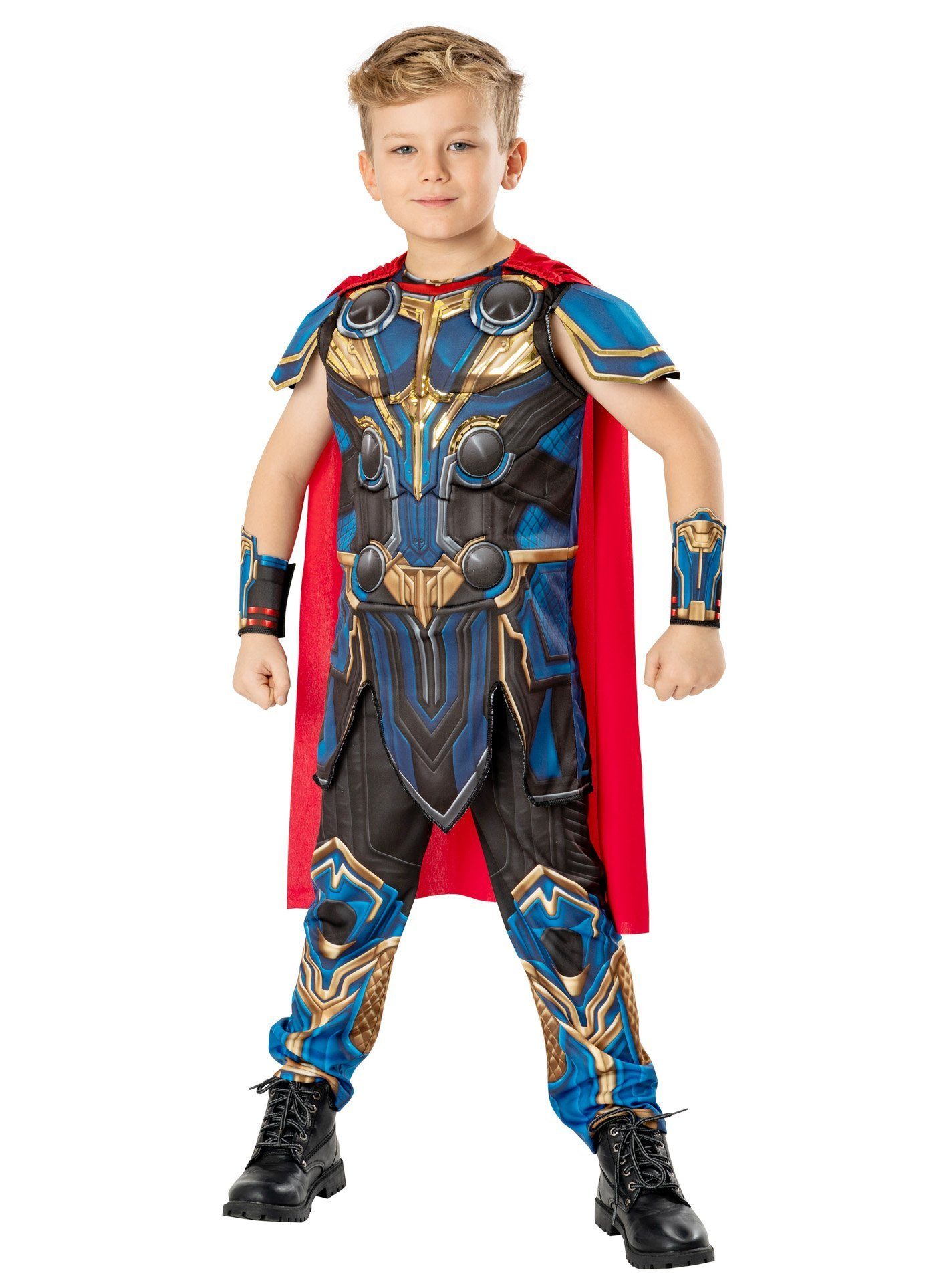 Metamorph Kostüm Thor: Love and Thunder Kostüm für Kinder, Das farbenprächtige Outfit des Donnergottes aus dem vierten Thor-Film