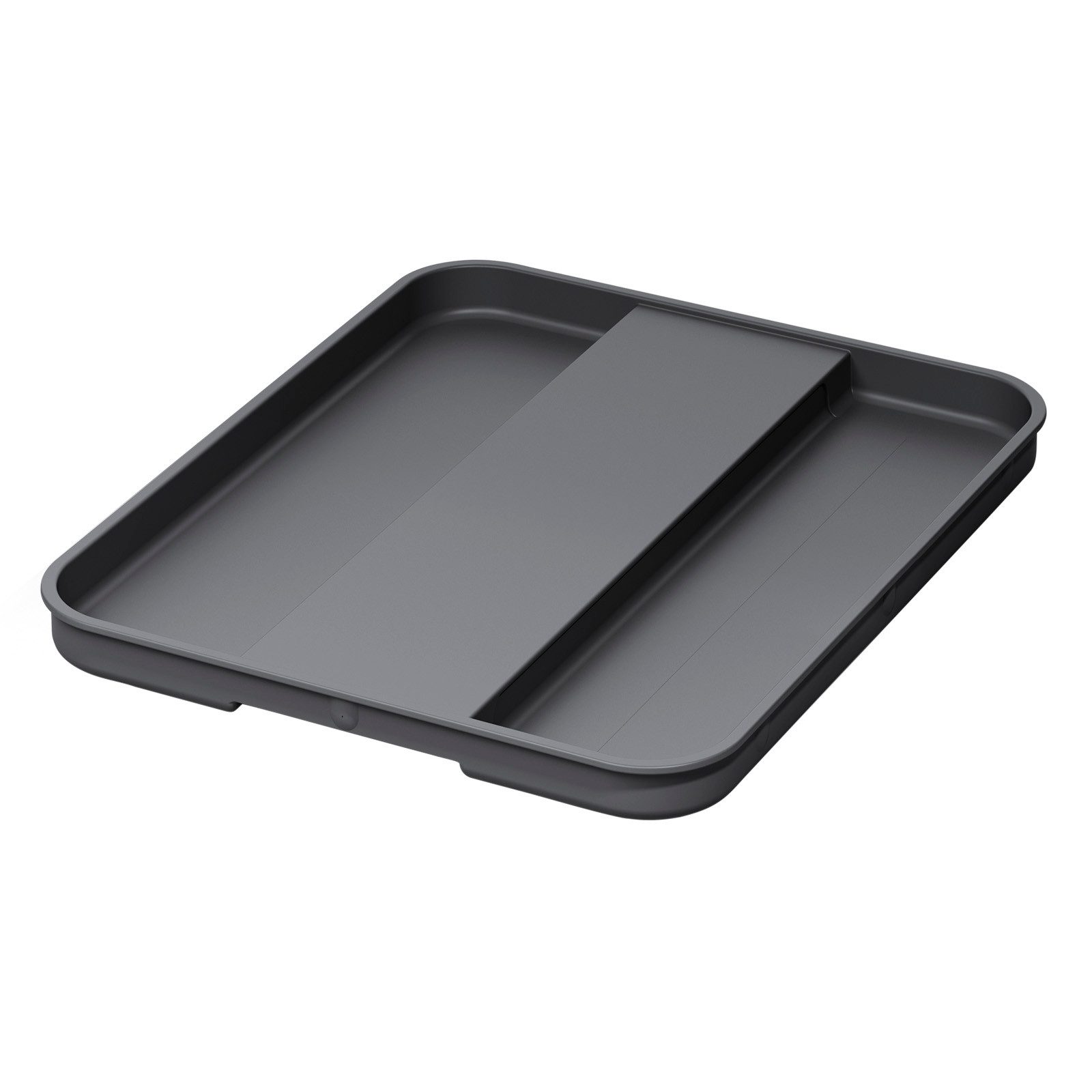 Ninka Eins2vier Coperchio Di Ricambio Per Secchio Rifiuti 4.2L, 5.5L, 8L: Grigio Scuro, 214x140x17 Mm