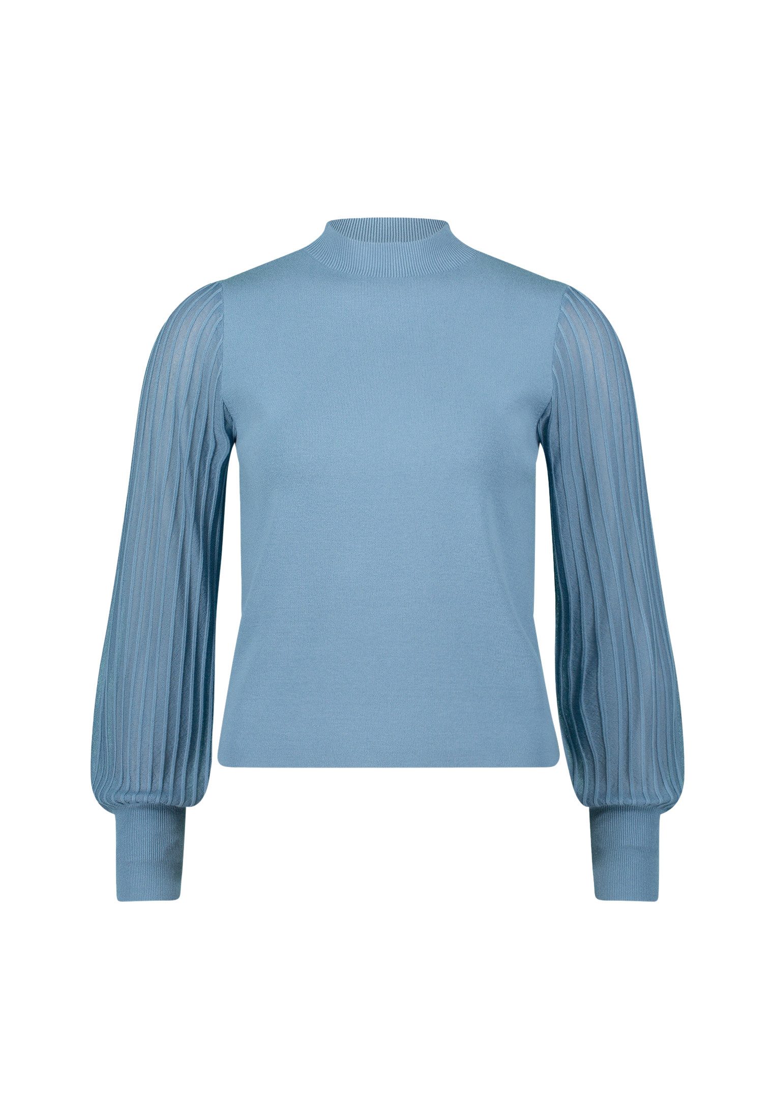 Zero Strickpullover Damen mit transparenten Ärmeln (1-tlg) weiteres Detail