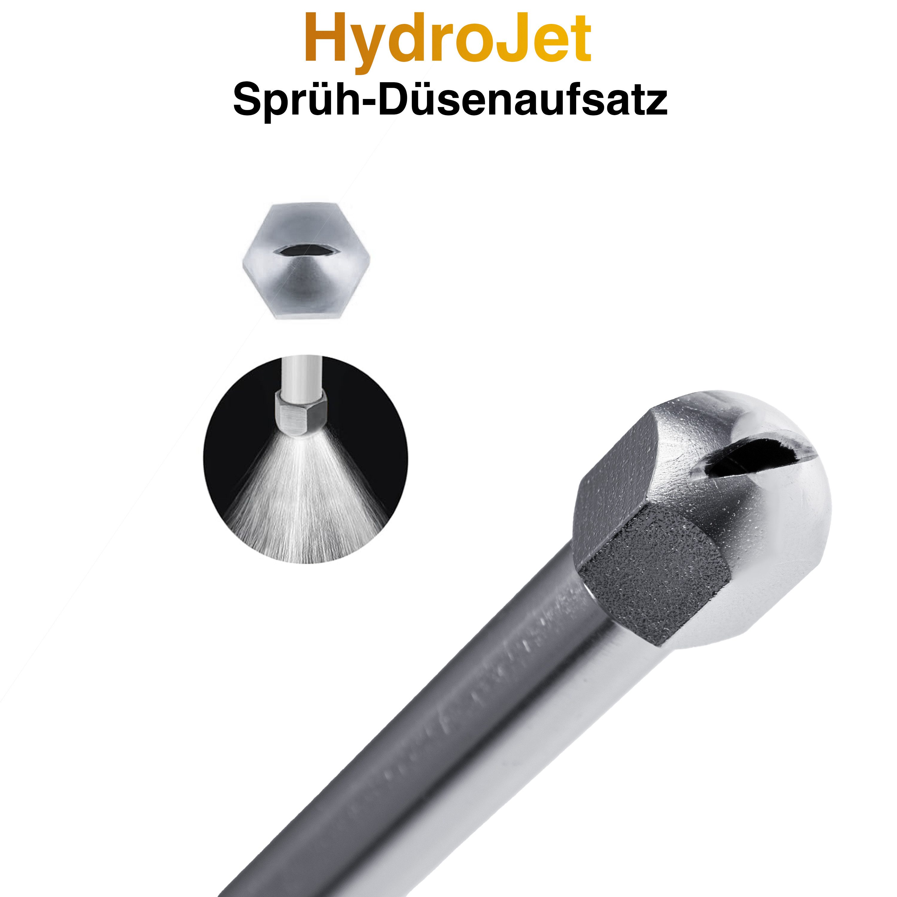 Multifunktionsbrause HydroJet SpiceFlow® Sprüh-Düsenaufsatz 1/4"