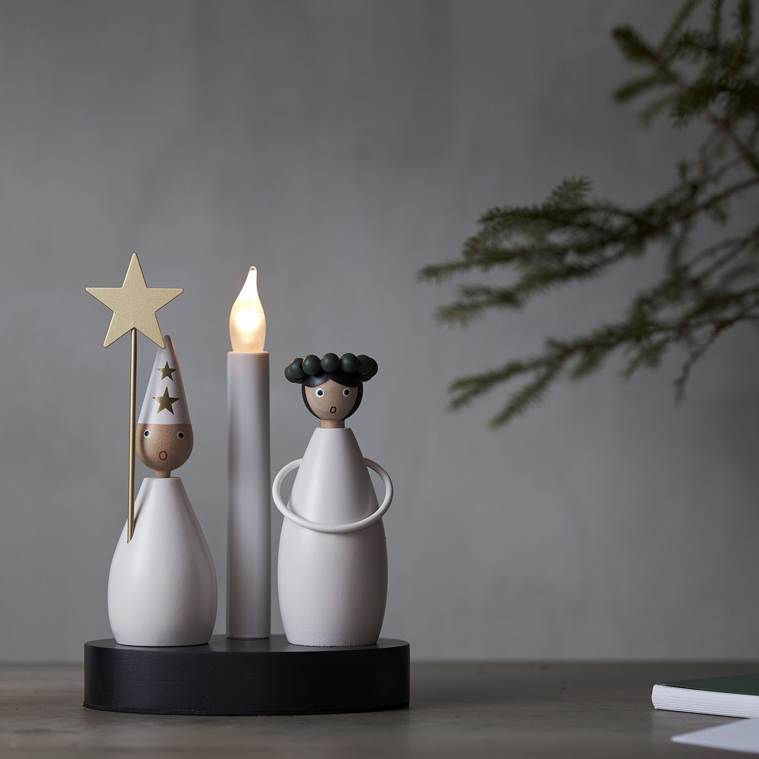 STAR TRADING LED Schwibbogen Kerzenleuchte Christmas Joy (1-tlg) – Bild 2 von 4