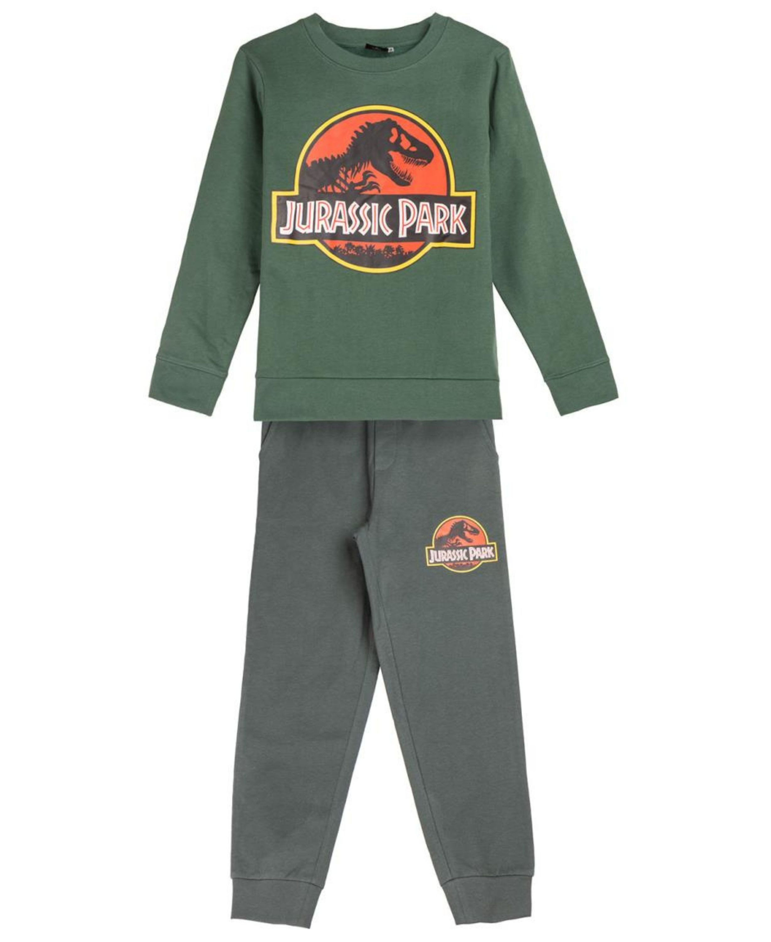 Cerdá Freizeitanzug Jurassic Park (2-tlg), Jungen Outfit Sweatshirt & Hose Größe 104-146 cm