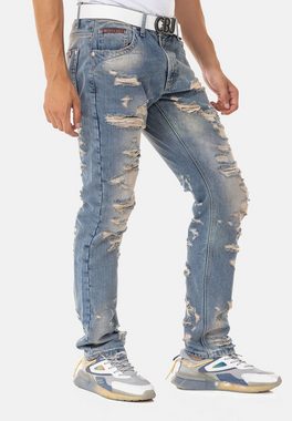 Cipo & Baxx Bequeme Jeans im coolen Destroyed-Look