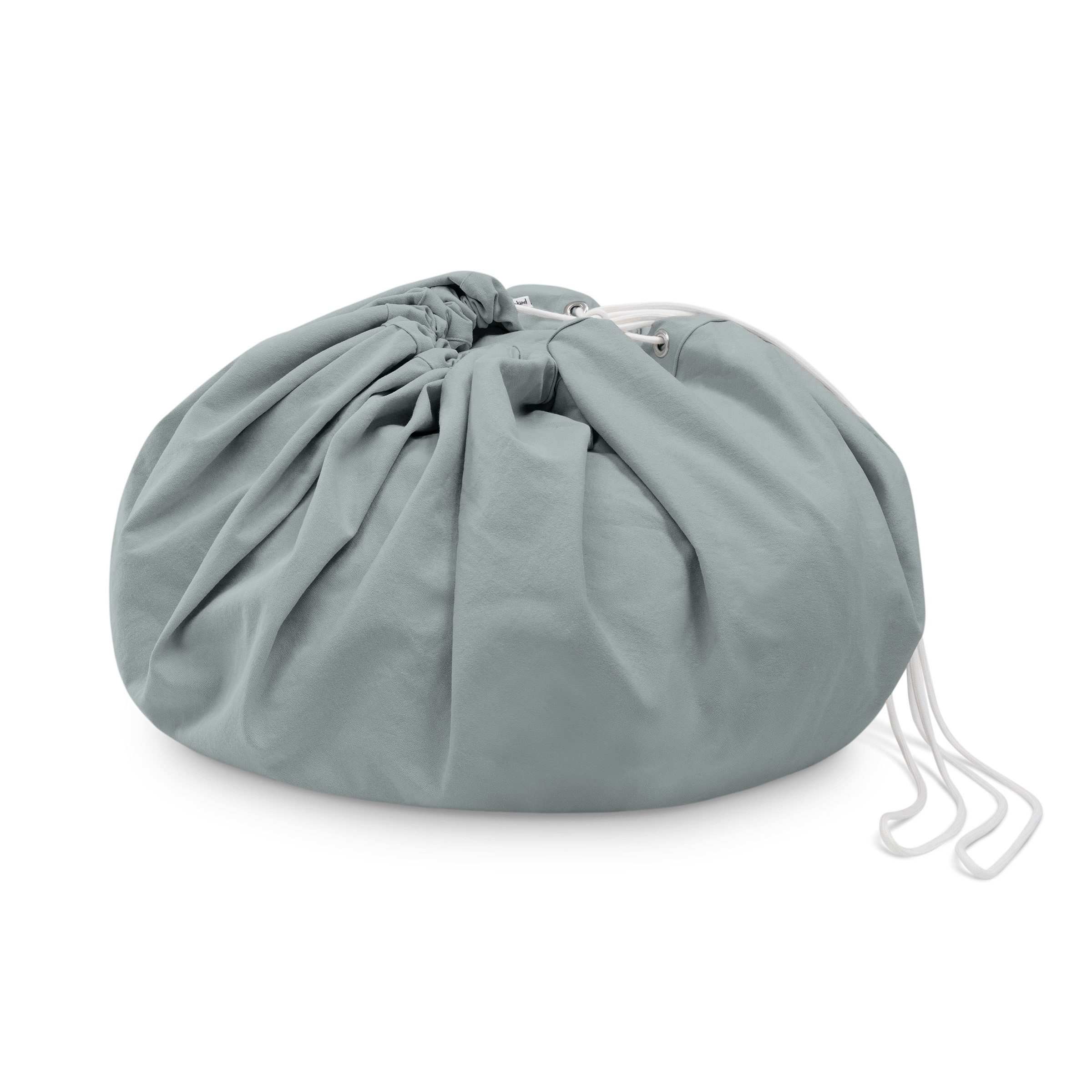 Ehrenkind Lernspielzeug Ehrenkind® Spielzeugsack 2in1 aus 100 % Bio-Baumwolle (Unterlage & Aufbewahrungssack Ø 150 cm, Jade), Spielen & Aufräumen