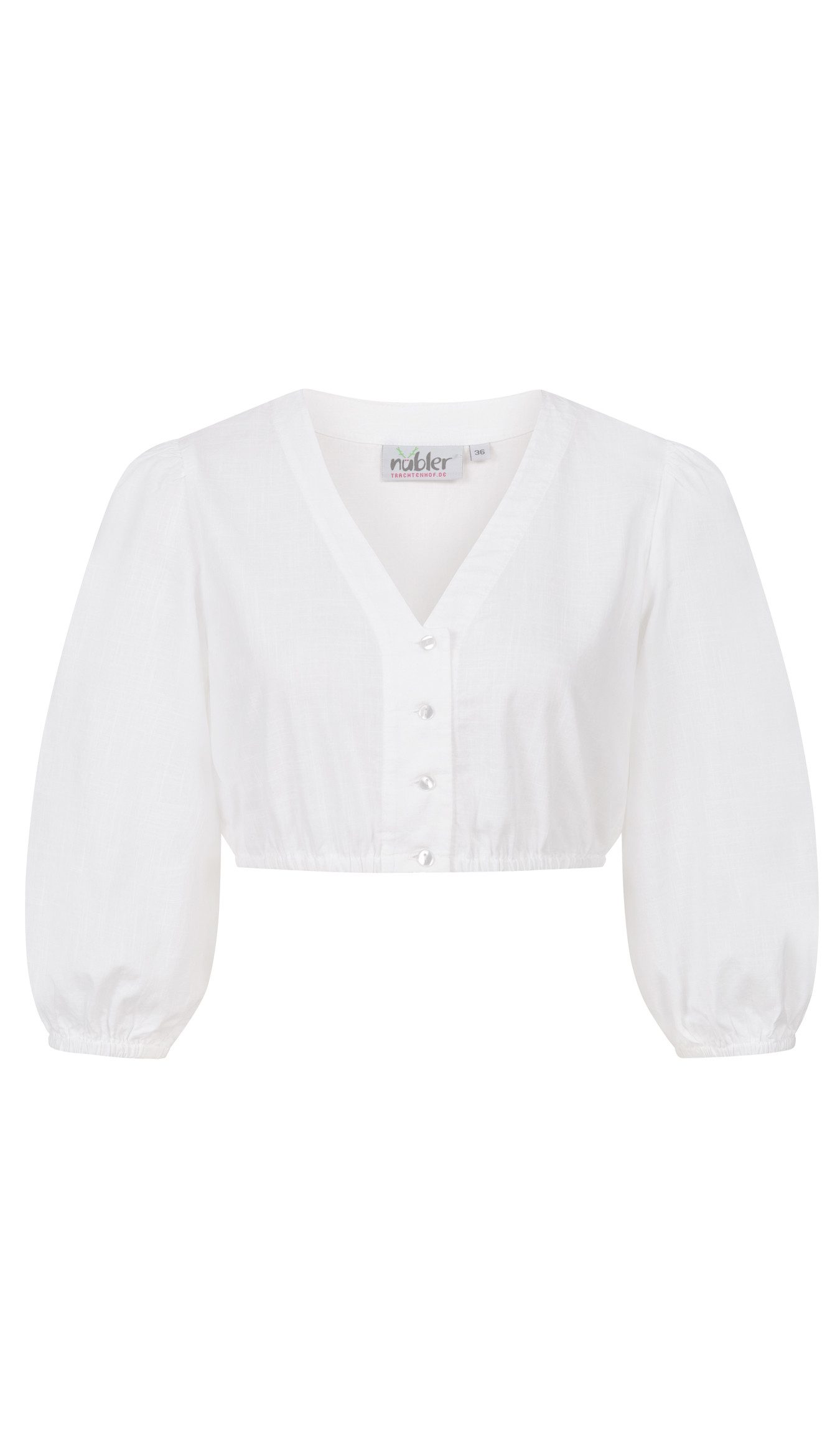 Nübler Dirndlbluse Dirndlbluse Vera Langarm in Weiß von Nübler günstig online kaufen