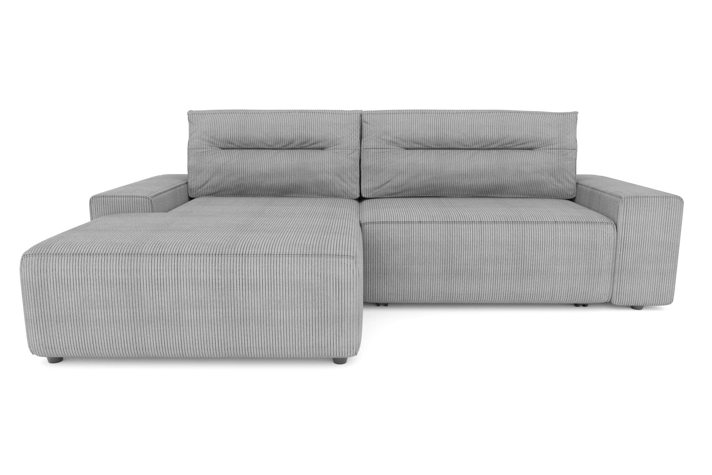 Modern Emanuel, mit Ecksofa Stylefy Design bestellbar, wahlweise und Bettkasten, mane L-Form, oder rechts Eckcouch, Bettfunktion links