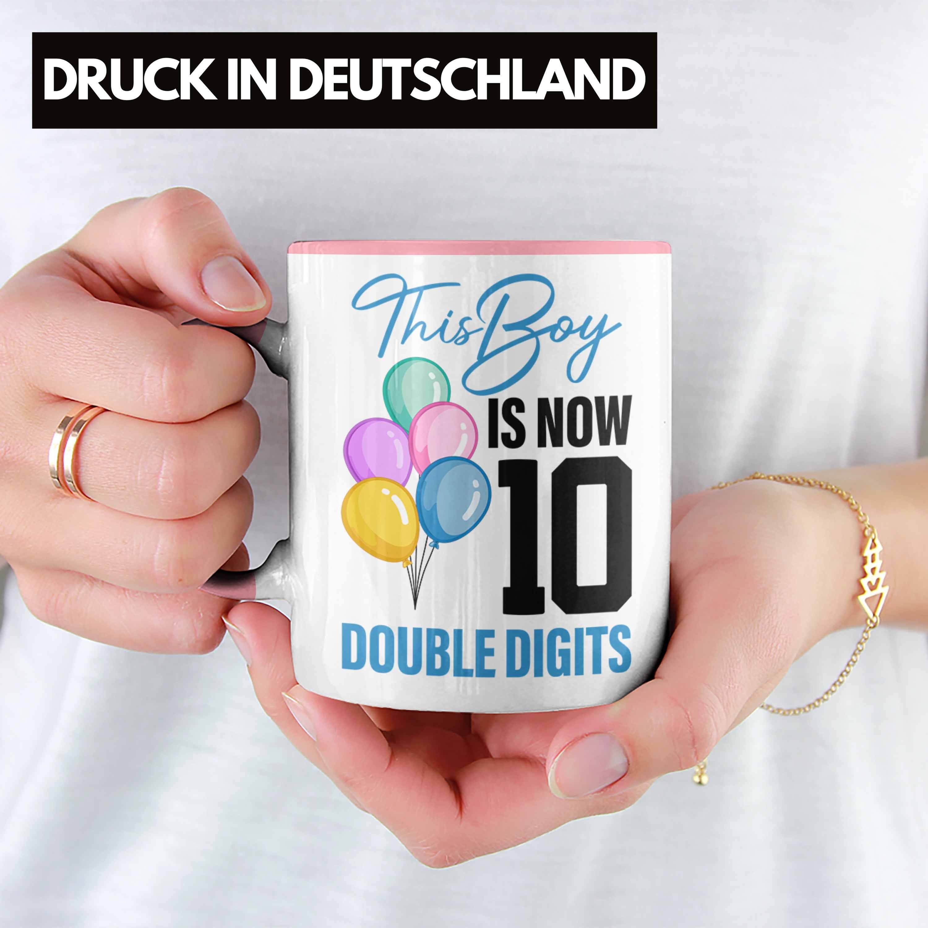 Geburtstag - Trendation Geschenke Jahre Geschenkidee Lustig Alt Junge Trendation Jungen 10er Rosa 10 Tasse Geburtstag Tasse 10