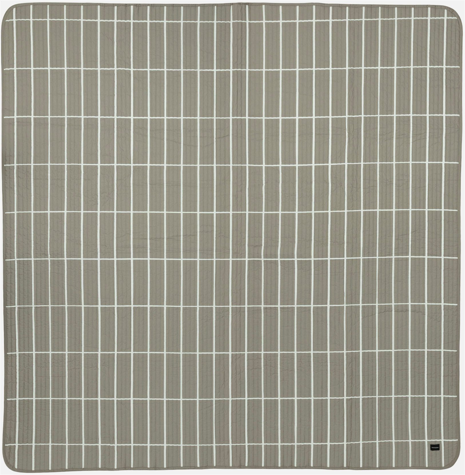 Marimekko Tagesdecke TIILISKIVI, 260x260 cm, mit ikonischem Ziegelmuster