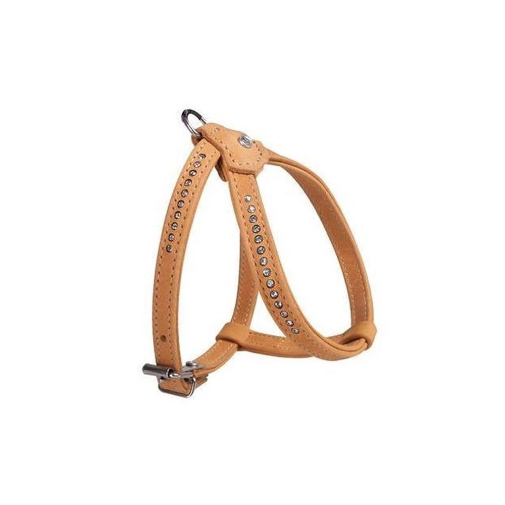 Karlie Hunde-Geschirr Karlie Buffalo Strass Geschirr - Hellbraun Brustumfan günstig online kaufen