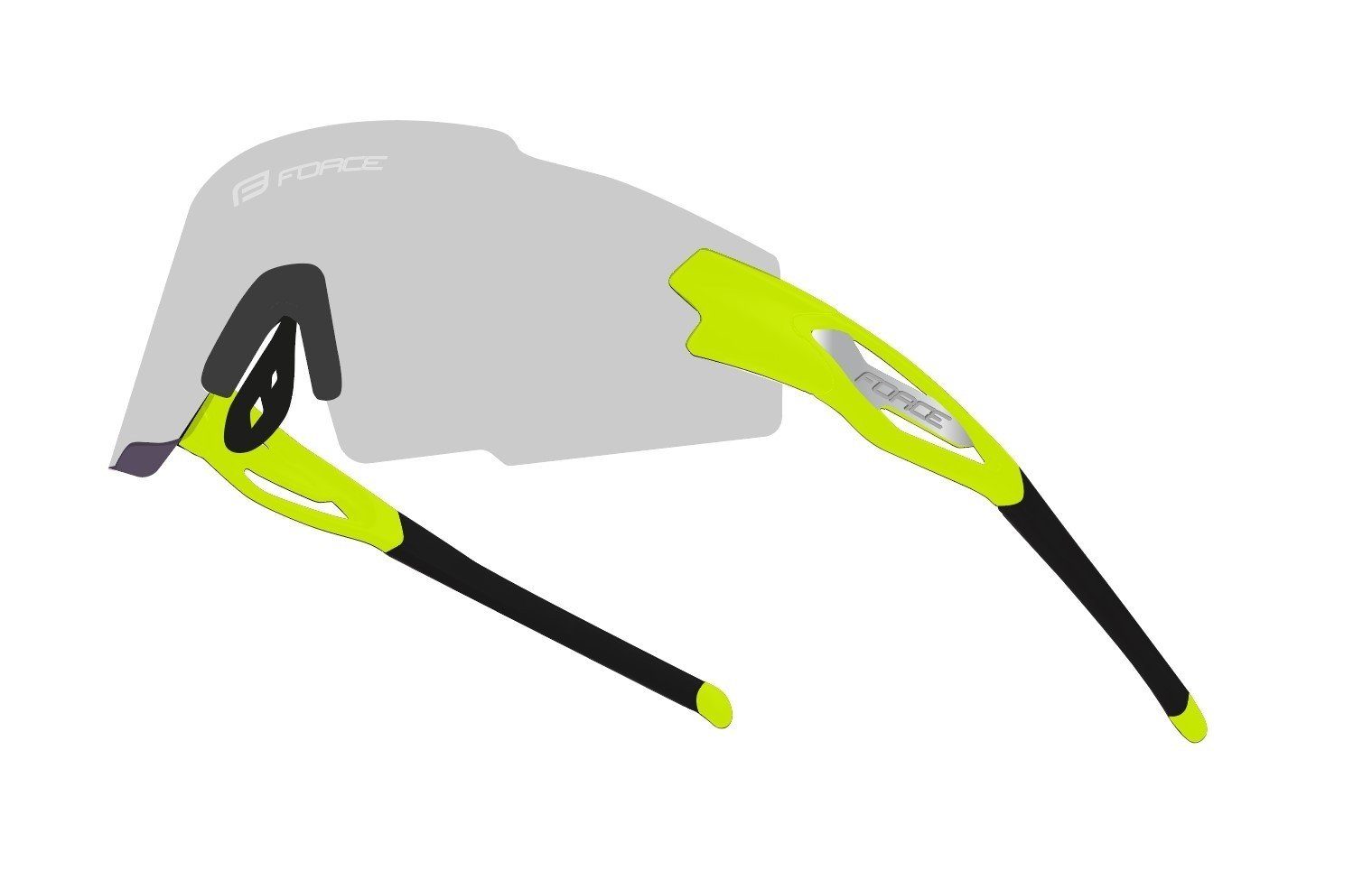MANTRA Sonnenbrille fluo-schwarz FORCE FORCE Fahrradbrille