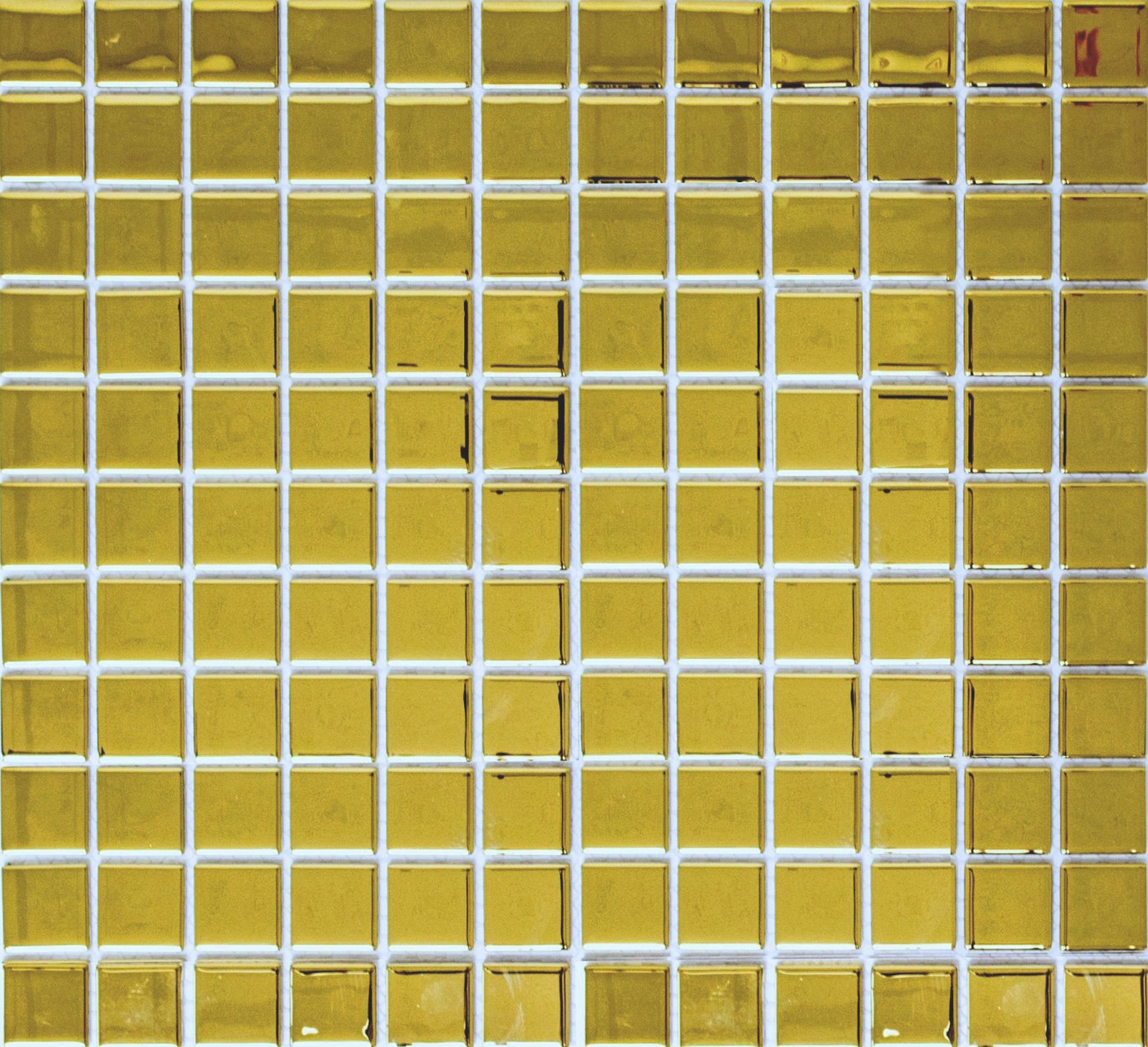 WAND Küche Glasmosaik Mosaikfliesen WC Mosani Mosaikfliese gold electroplated BAD