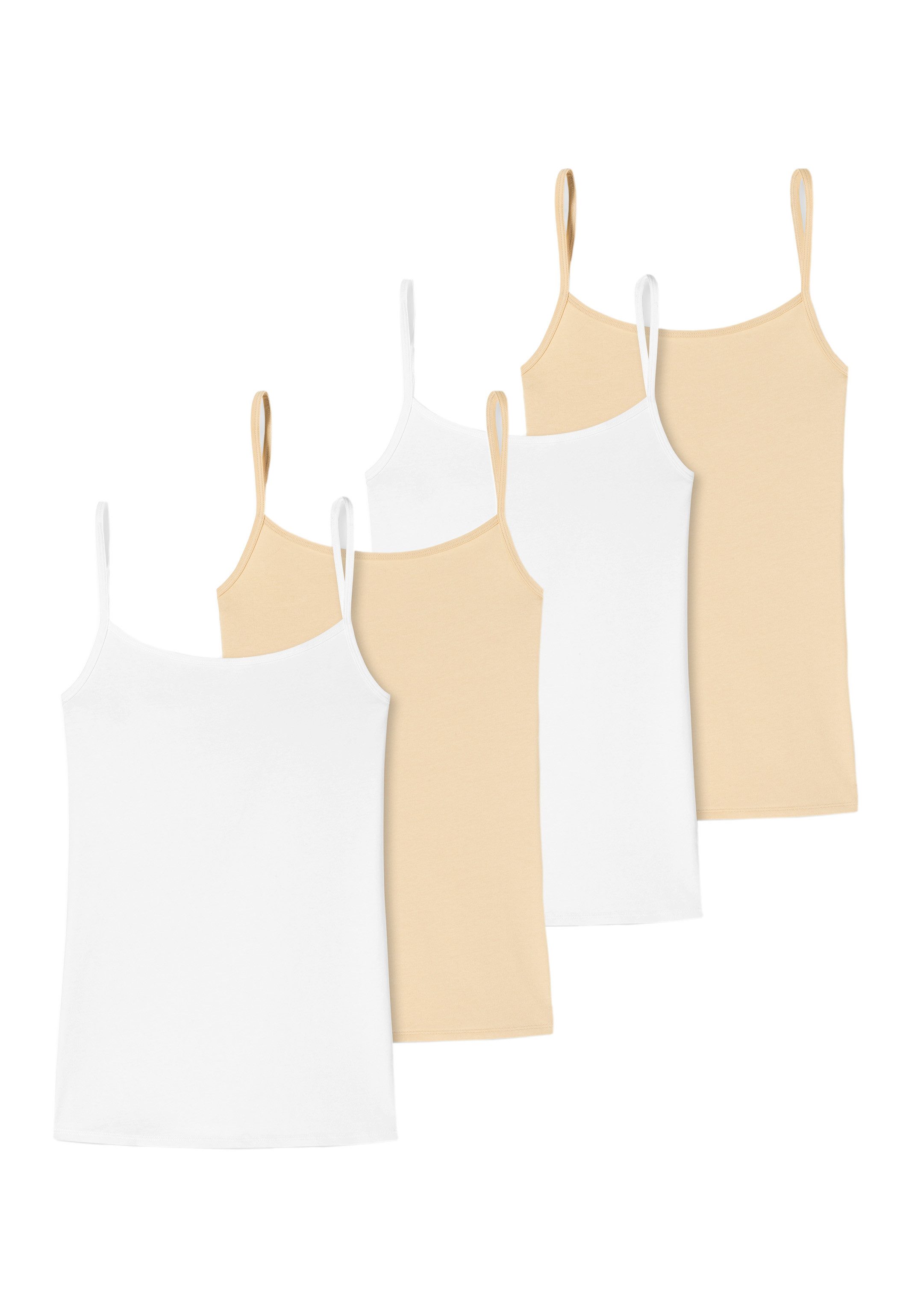 uncover by SCHIESSER Unterhemd 4er Pack Cotton (Spar-Set, 4-St) Spaghetti T günstig online kaufen