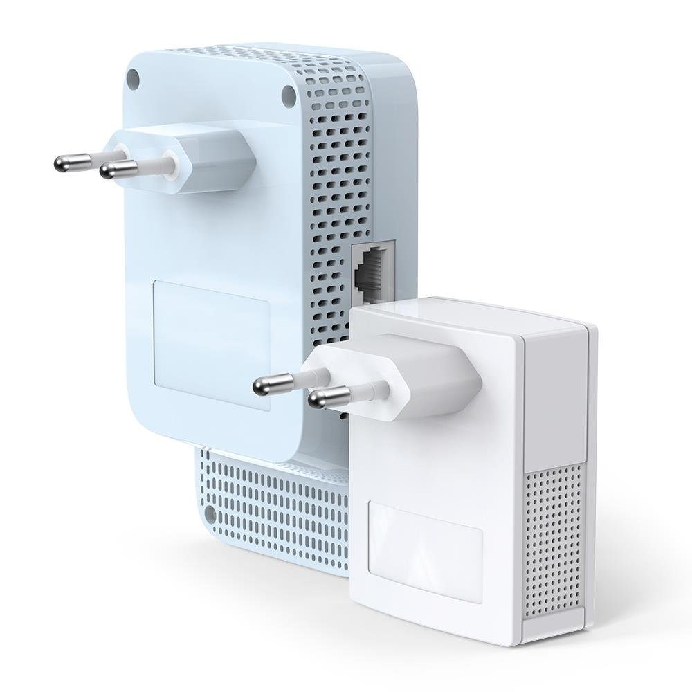 tp-link TL-WPA1000 KIT Netzwerk-Adapter, Powerline WiFi PLC AV1000 Mbps 750 Mbps WLAN Dualband 1 Gigabit-Port