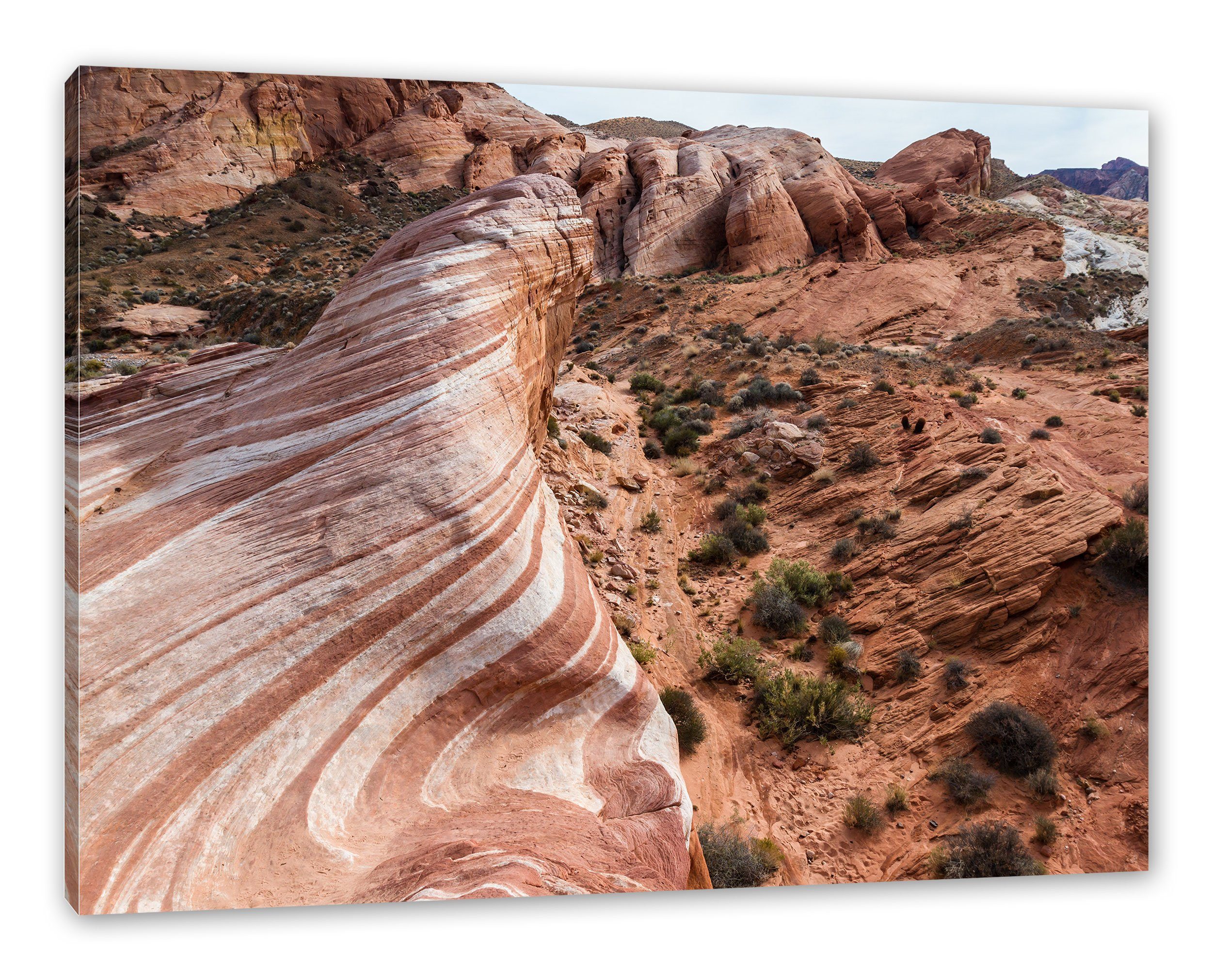 Pixxprint Leinwandbild Atemberaubender Grand Canyon, Atemberaubender Grand Canyon (1 St), Leinwandbild fertig bespannt, inkl. Zackenaufhänger | Leinwandbilder
