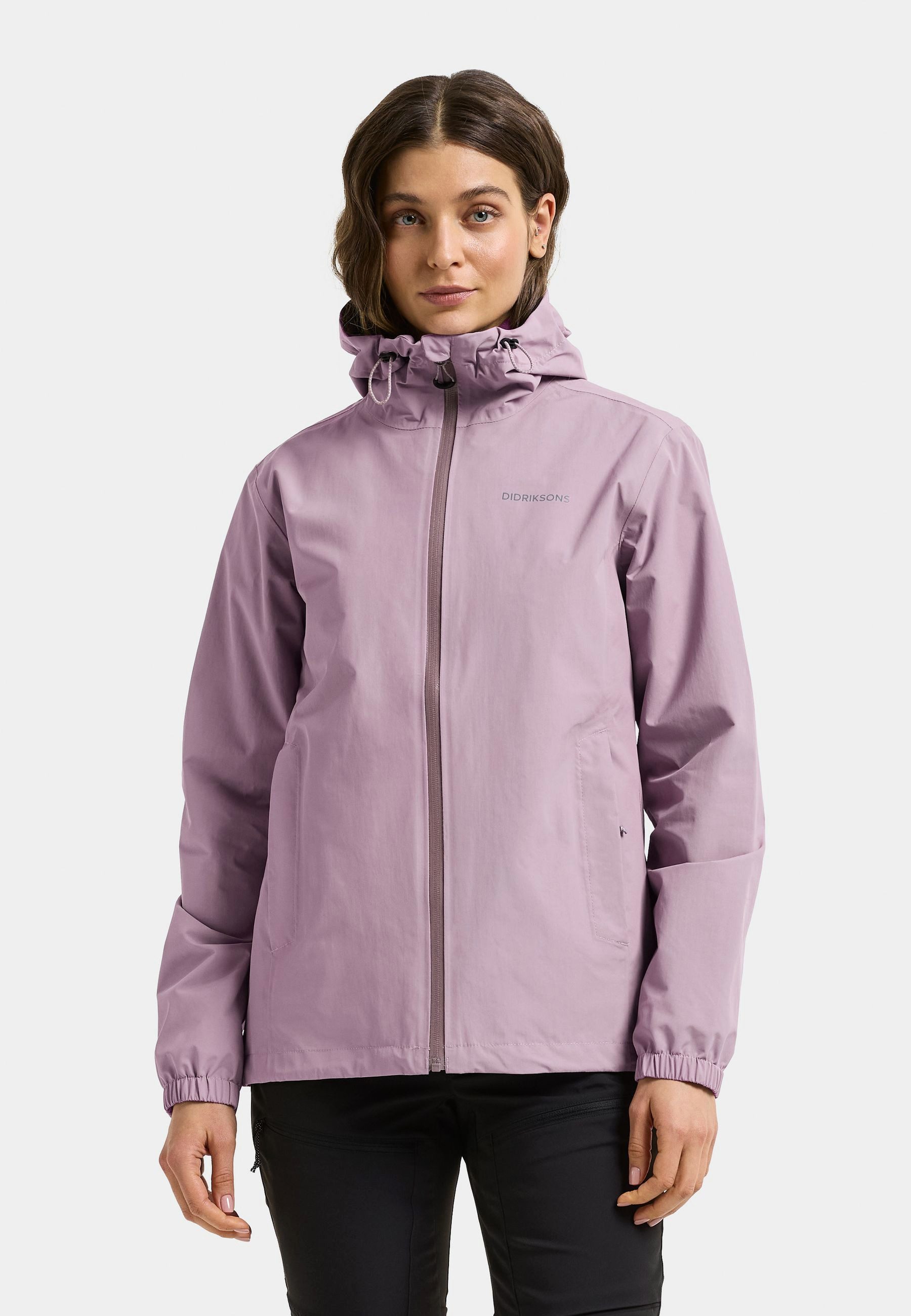 Didriksons Outdoorjacke Damen Regenjacke Wasserdicht VARJA mit Kapuze mit Taschen