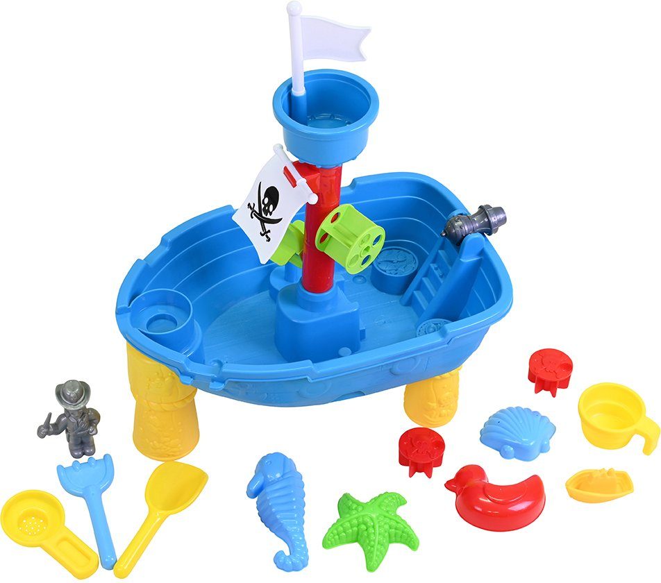 Knorrtoys® Spieltisch Sandtisch Piratenschiff