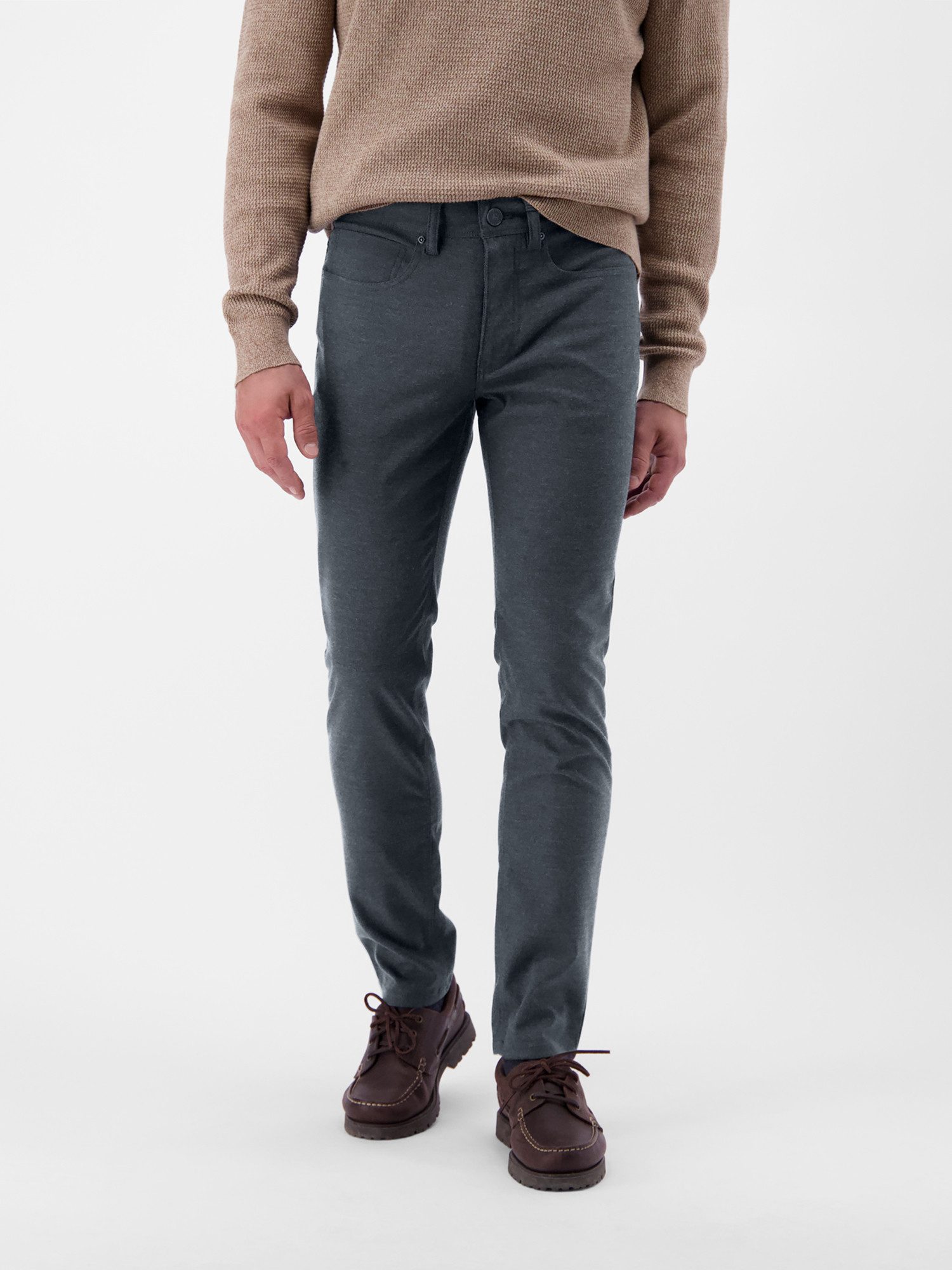 LERROS Chinohose LERROS Herren Hose CONLIN in Wolloptik, SLIM FIT