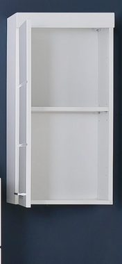 trendteam Hängeschrank Amanda (Badschrank in weiß, 37 x77 cm) Hochglanz