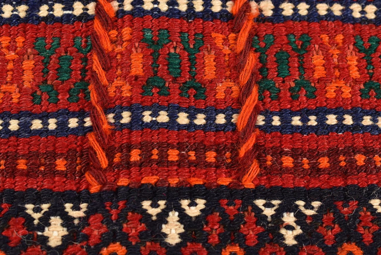 KUHFELL online & NOMAD Orientteppich Feiner Vintage Kelim 167 x 128 cm, 100% Wolle, Handgewebt, Pflanzliche Farben