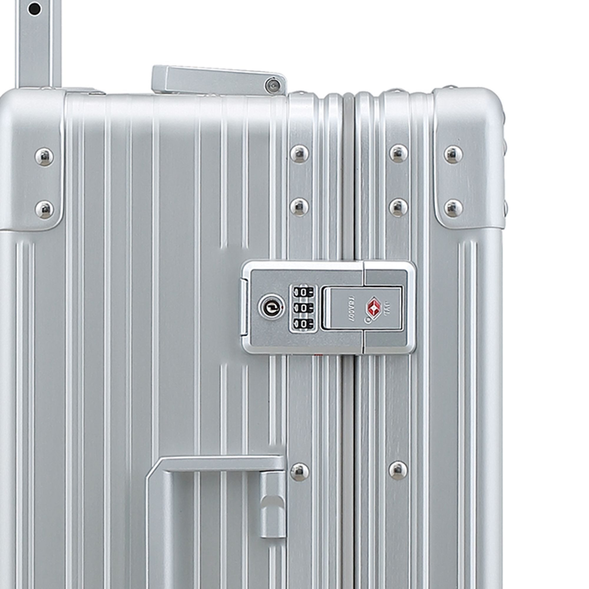 ALEON Handgepäck-Trolley Traveler, 4 Rollen, Aluminium