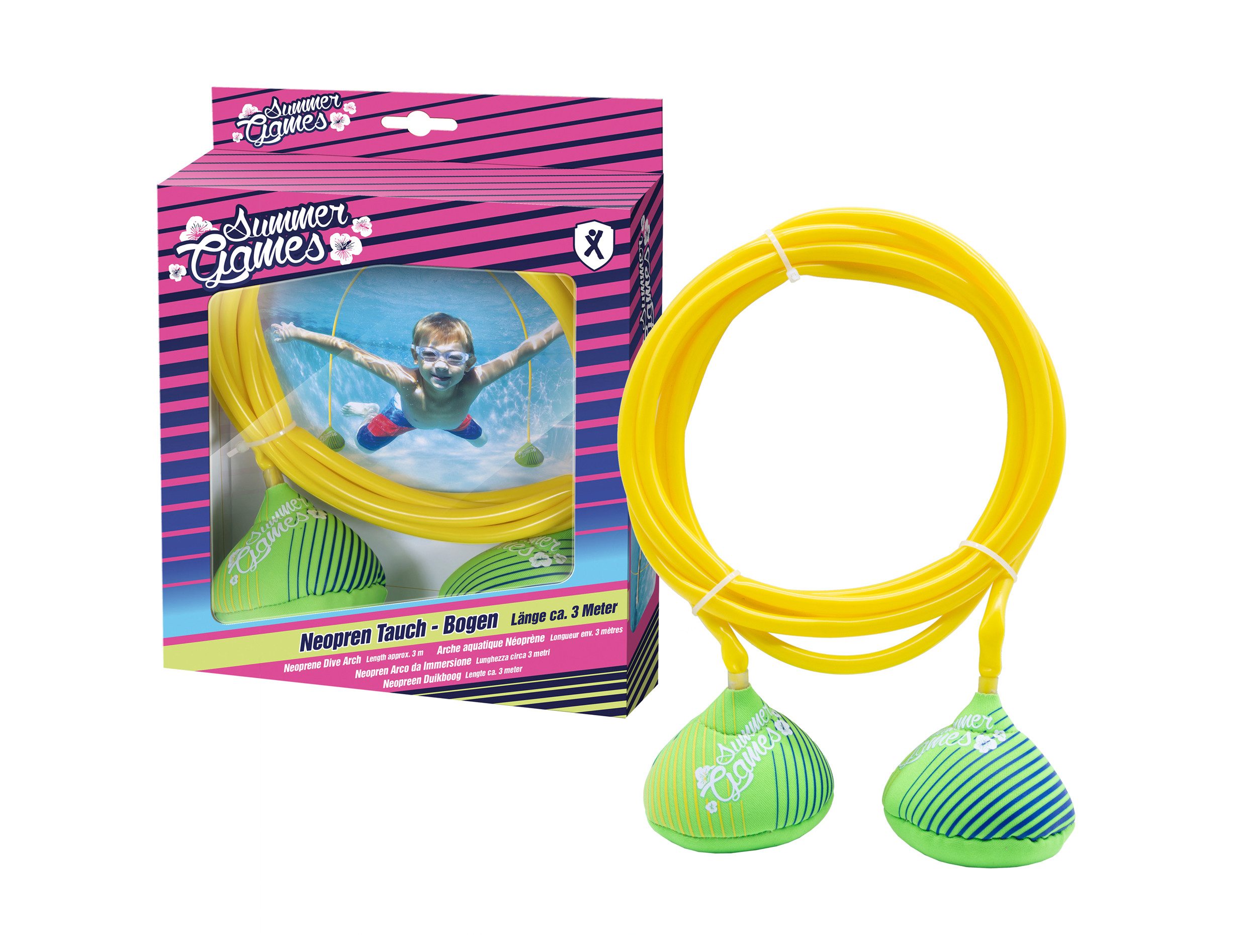 XTREM toys & sports Tauchset SUMMER GAMES Neopren Tauchbogen, 3 Meter länge