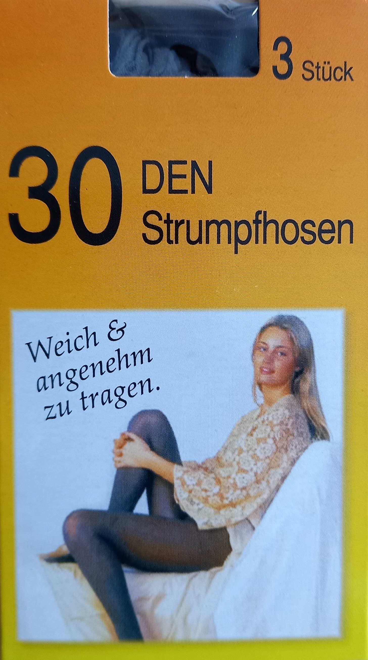 Cocain underwear Feinstrümpfe 3 Stück Feinstrumpfhosen mit Zwickel und verstärktem Hosenteil