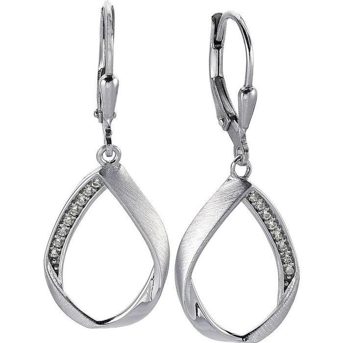 Balia Paar Ohrhänger Balia Damen Ohrringe 925 Silber (Ohrhänger) Damen Ohrhänger Swing aus 925 Sterling Silber Farbe: weiß silber