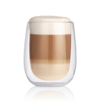 GOURMETmaxx Latte-Macchiato-Glas Latte Macchiato Thermogläser - 2er-Set - 350ml