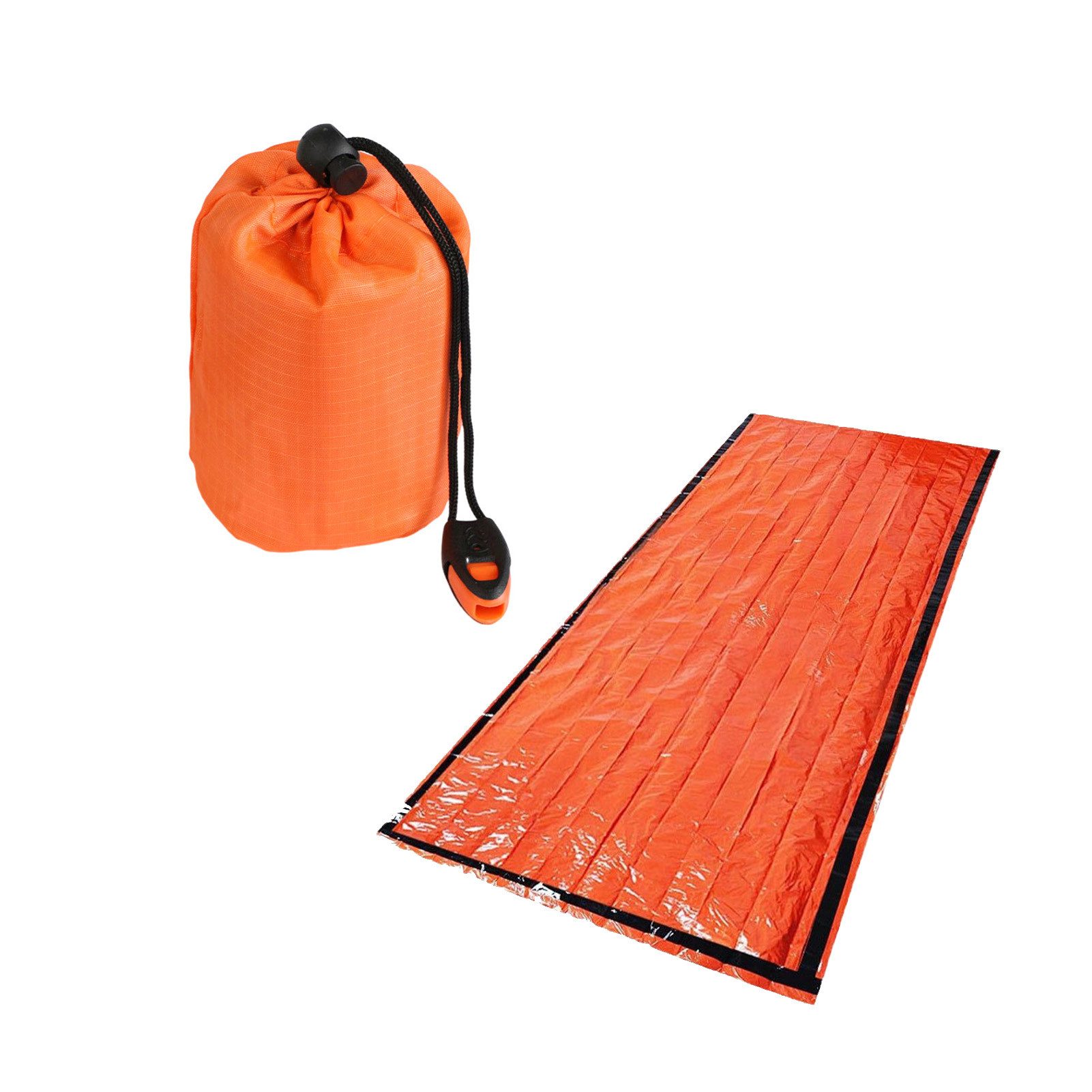 Jumpeak Expeditionsschlafsack camping ausrüstung,outdoor ausrüstung,survival ausrüstung,Schlafsack (Packung, Zweiteiliges Set), notfall ausrüstung,überlebensausrüstung,Mit Pfeife + Kordelzugbeutel