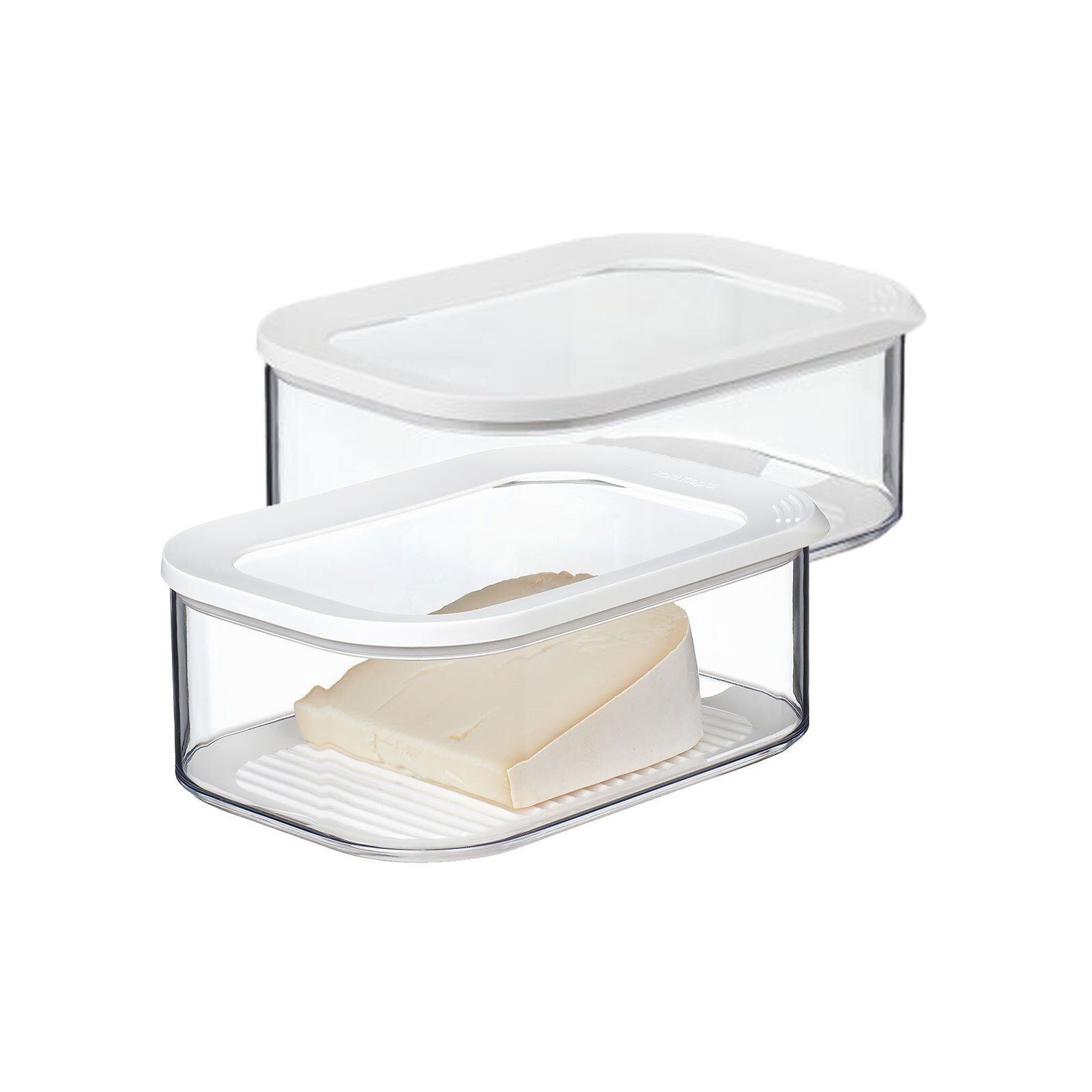 Mepal Vorratsdose Modula Käsedosen 2000 ml 2er Set, Kunststoff, (2-tlg)
