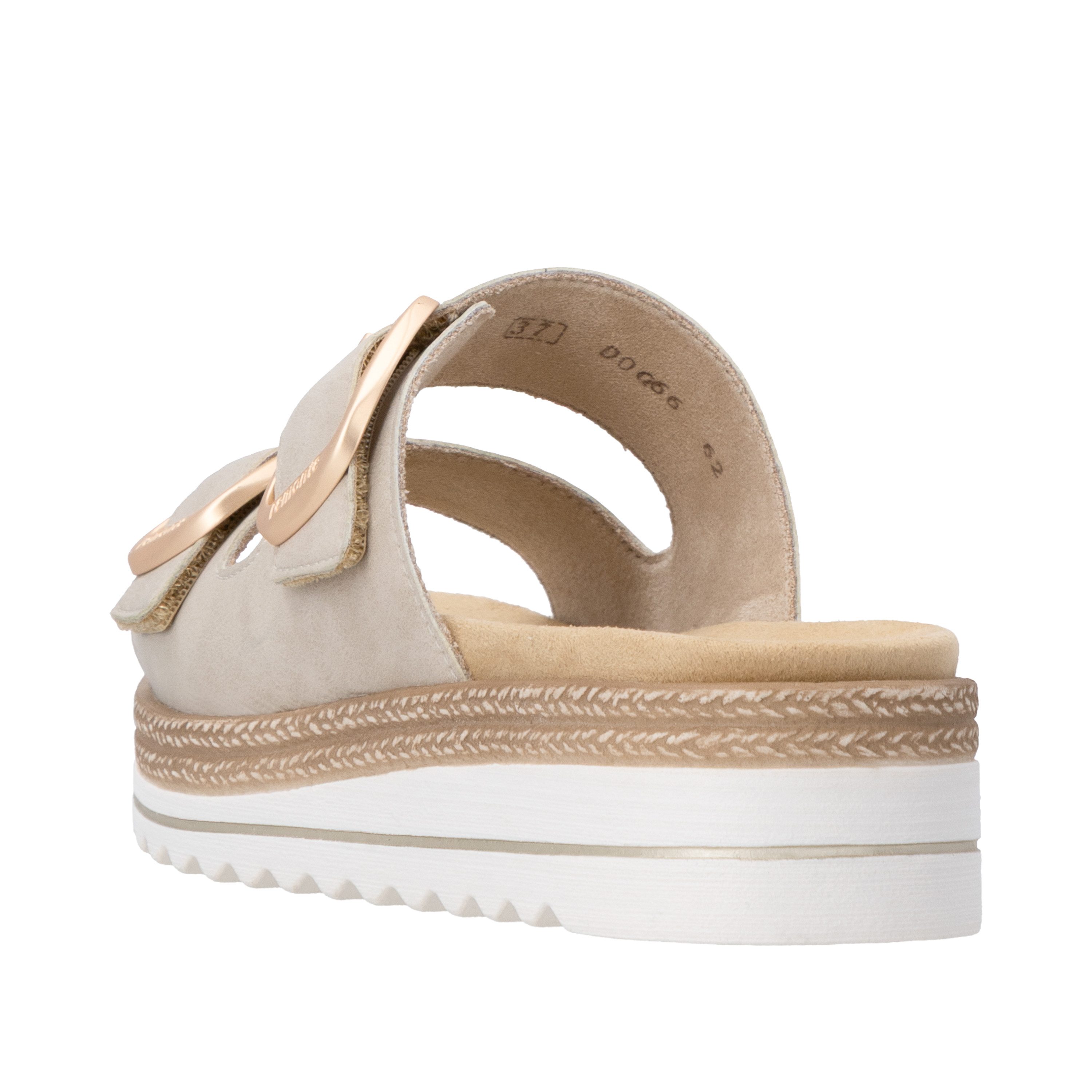 Remonte Pantolette Hausschuh, Sommerschuh, Klettschuh mit Lite´n Soft-Ausstattung