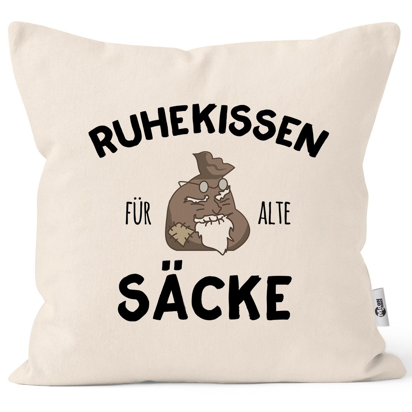 MoonWorks Dekokissen Kissen-Bezug Ruhekissen für alte Säcke Geschenk lustig günstig online kaufen