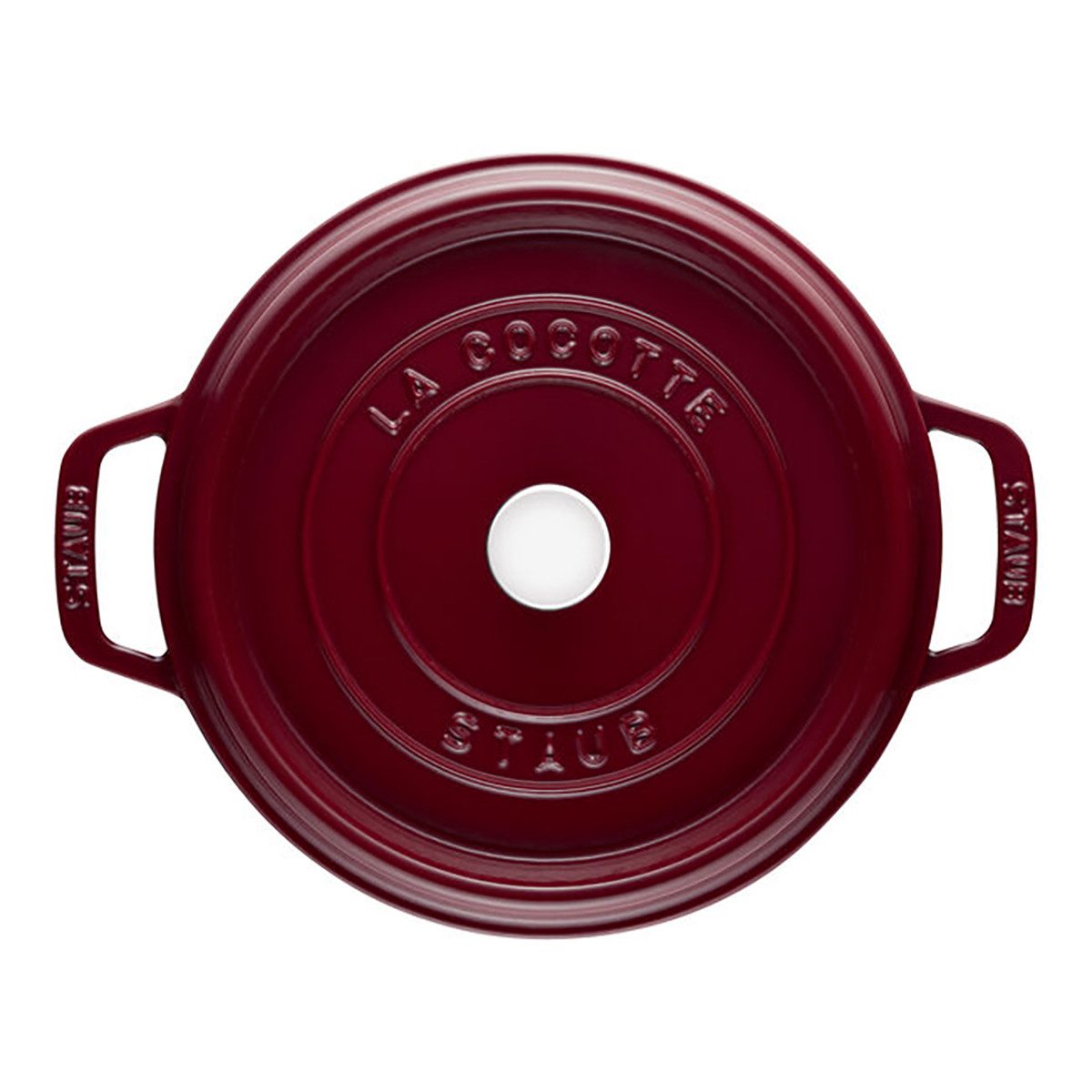 Staub Bratentopf Staub La Cocotte Töpfe und Pfannen Cocotte, 26 cm Bordeaux Gusseisen, (1-tlg)