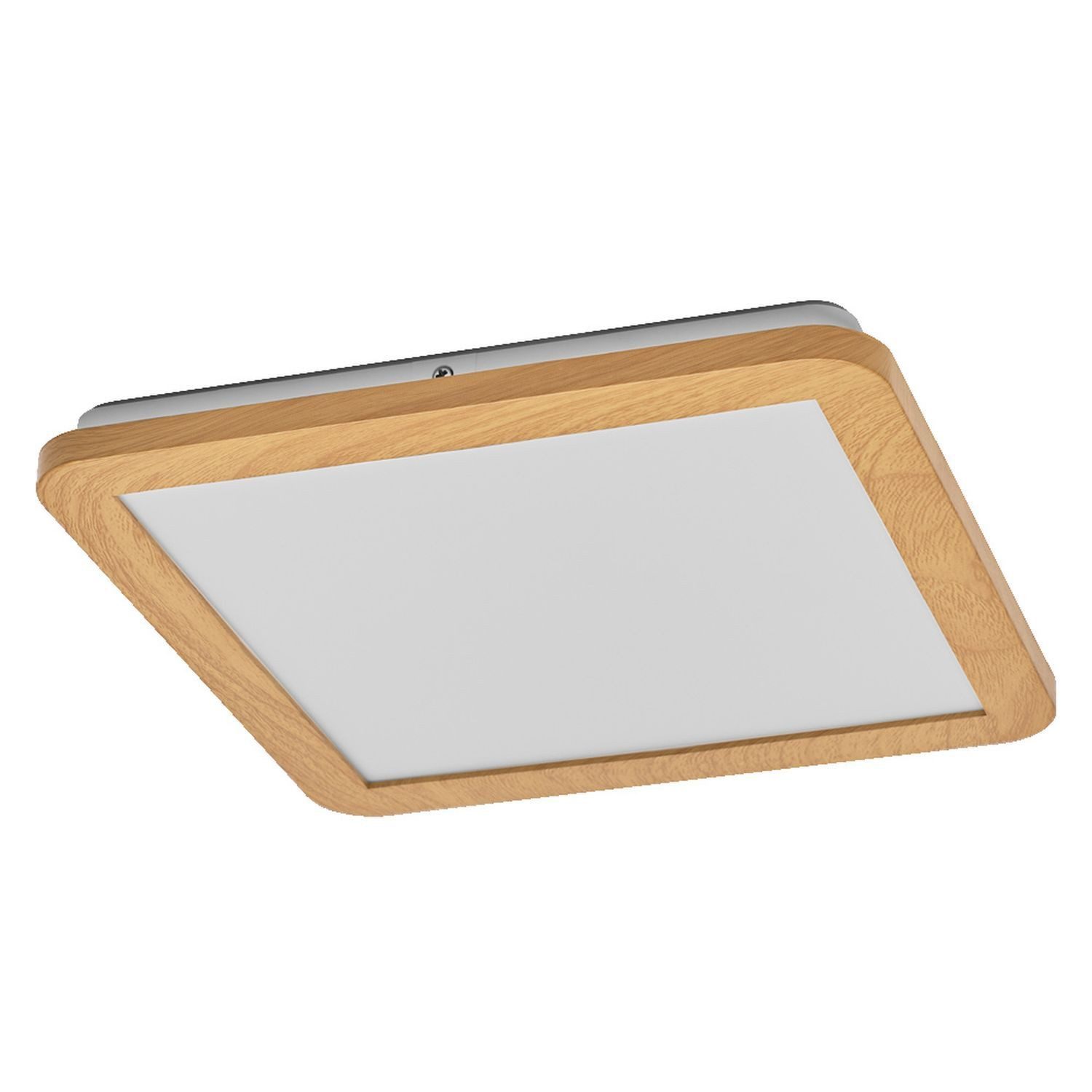 Licht-Erlebnisse Deckenleuchte DORESIN, LED fest integriert, LED B: 30 cm eckig 3000-4000 K 1800 lm Modern
