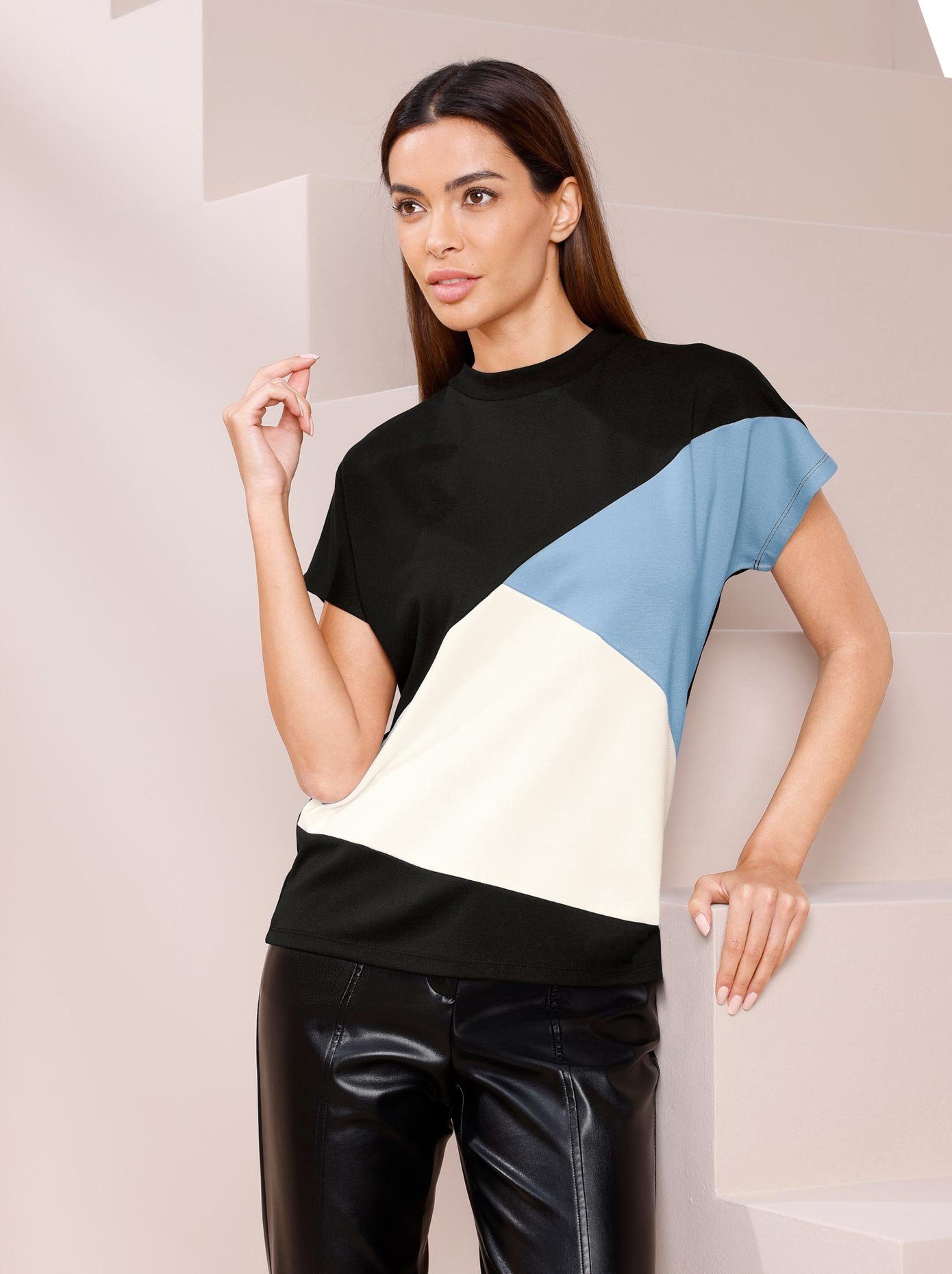 Damen Shirts RICK CARDONA by Heine Kurzarmshirt Shirt (1-tlg)