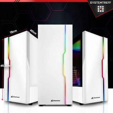 SYSTEMTREFF Basic Gaming-PC (AMD Ryzen 5 5600GT, RX Vega 7, 16 GB RAM, 256 GB SSD, Luftkühlung, Windows 11, WLAN)