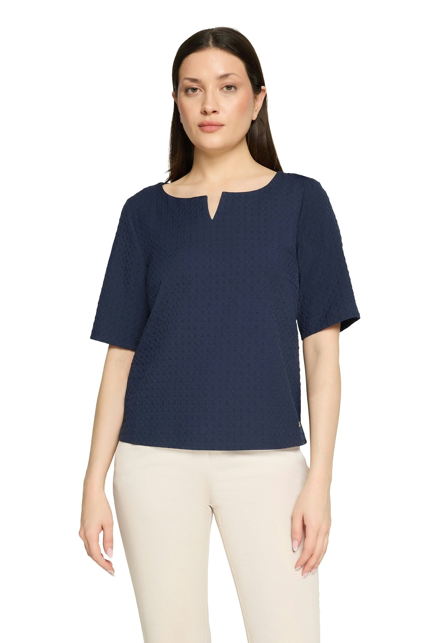 Betty&Co Kurzarmbluse Bluse Kurz 1/2 Arm