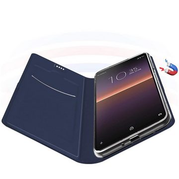 CoolGadget Handyhülle Magnet Case Handy Tasche für Sony Xperia 5 V 6,1 Zoll, Hülle Klapphülle Slim Flip Cover für Xperia 5 V 2023 Schutzhülle