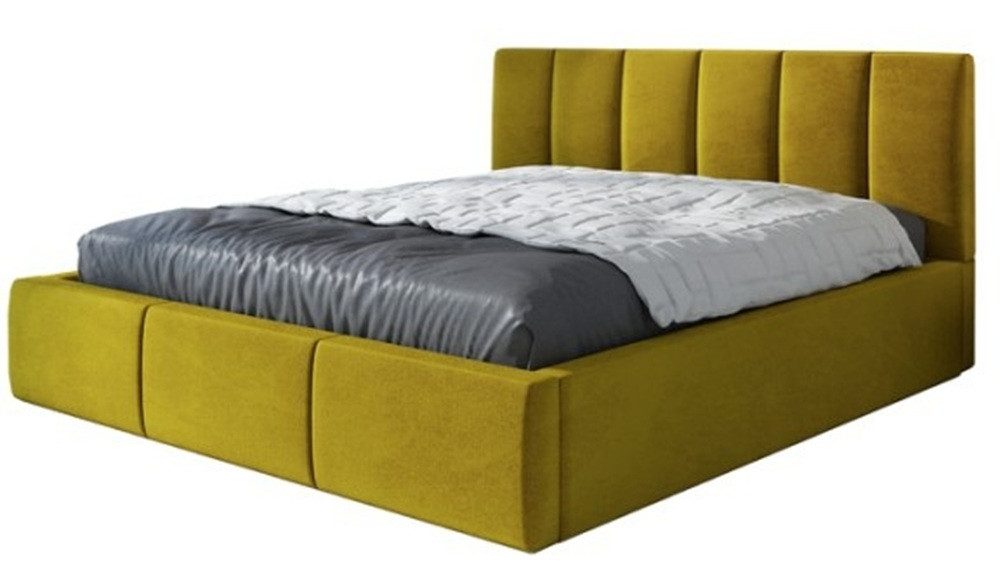 A&J MöbelLand GmbH Polsterbett LISI mit Matratze und Bettkasten. (TOP ANGEBOT! Inklusive Bettgestell, Große Auswahl an Farben und Größen), Bettkasten, Lattenros und Matratze inklusive