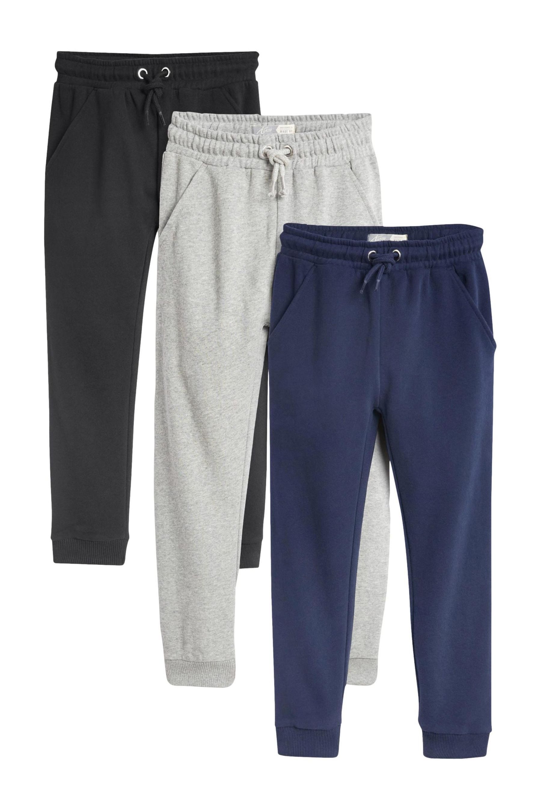 Next Jogginghose Weiche Jersey-Jogginghose, 3er-Pack (3-tlg)