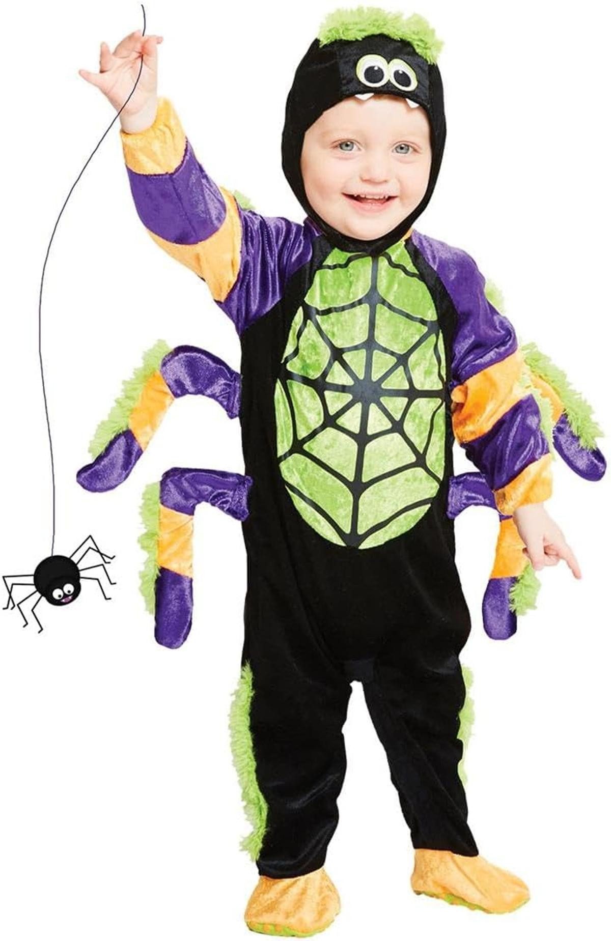 Amscan Kostüm amscan Spinnen Halloween Kostüm für Babys Kleinkinder 6-12 Monate