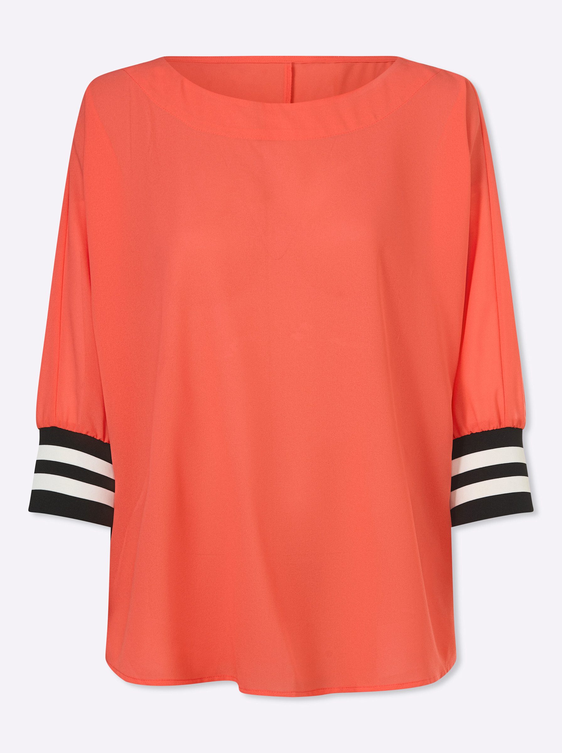 Klassische Bluse Bluse 3/4-Arm