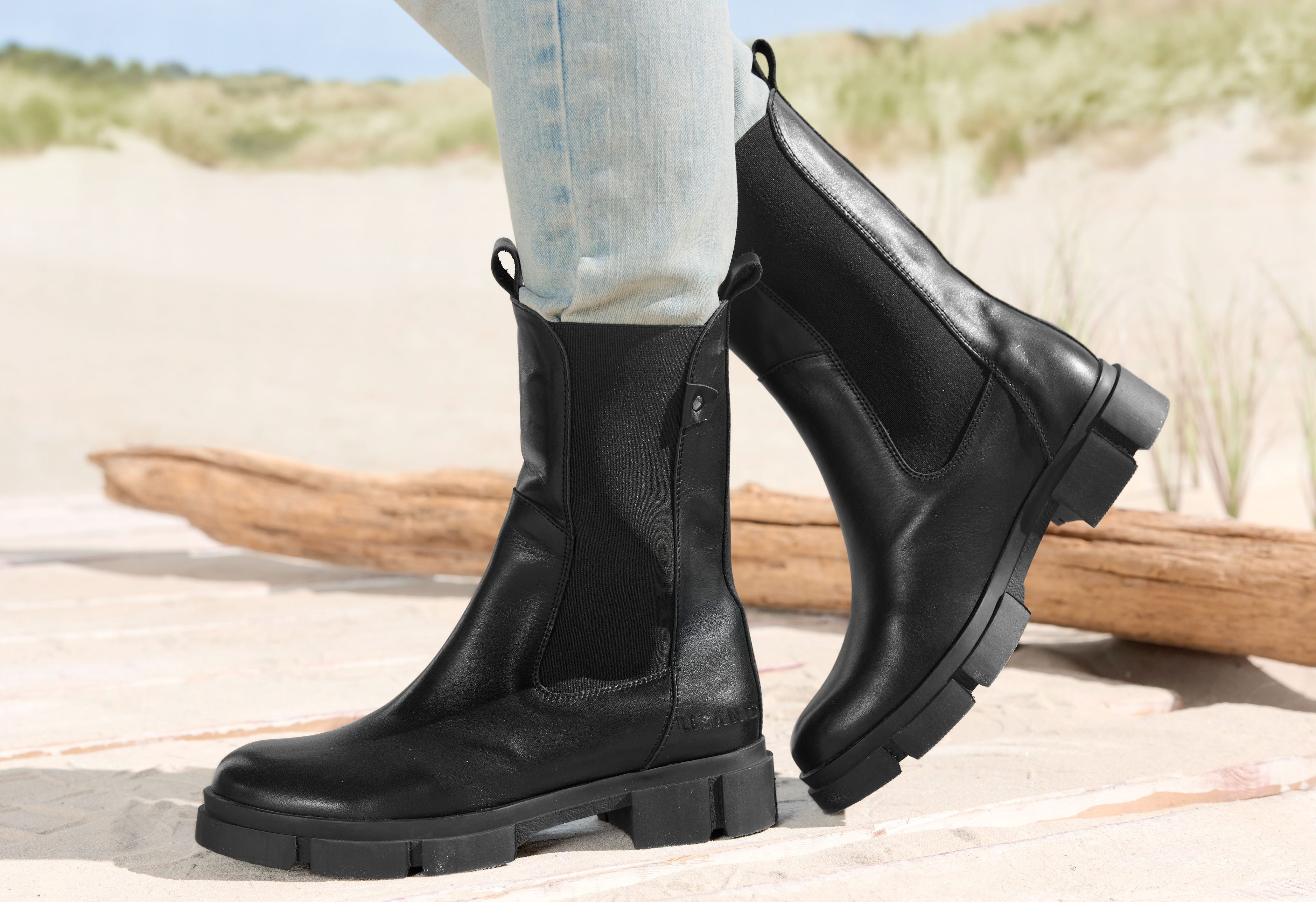 Elbsand Chelseaboots Stiefelette Stiefel, Bikerboots, Schlupfstiefel, günstig online kaufen